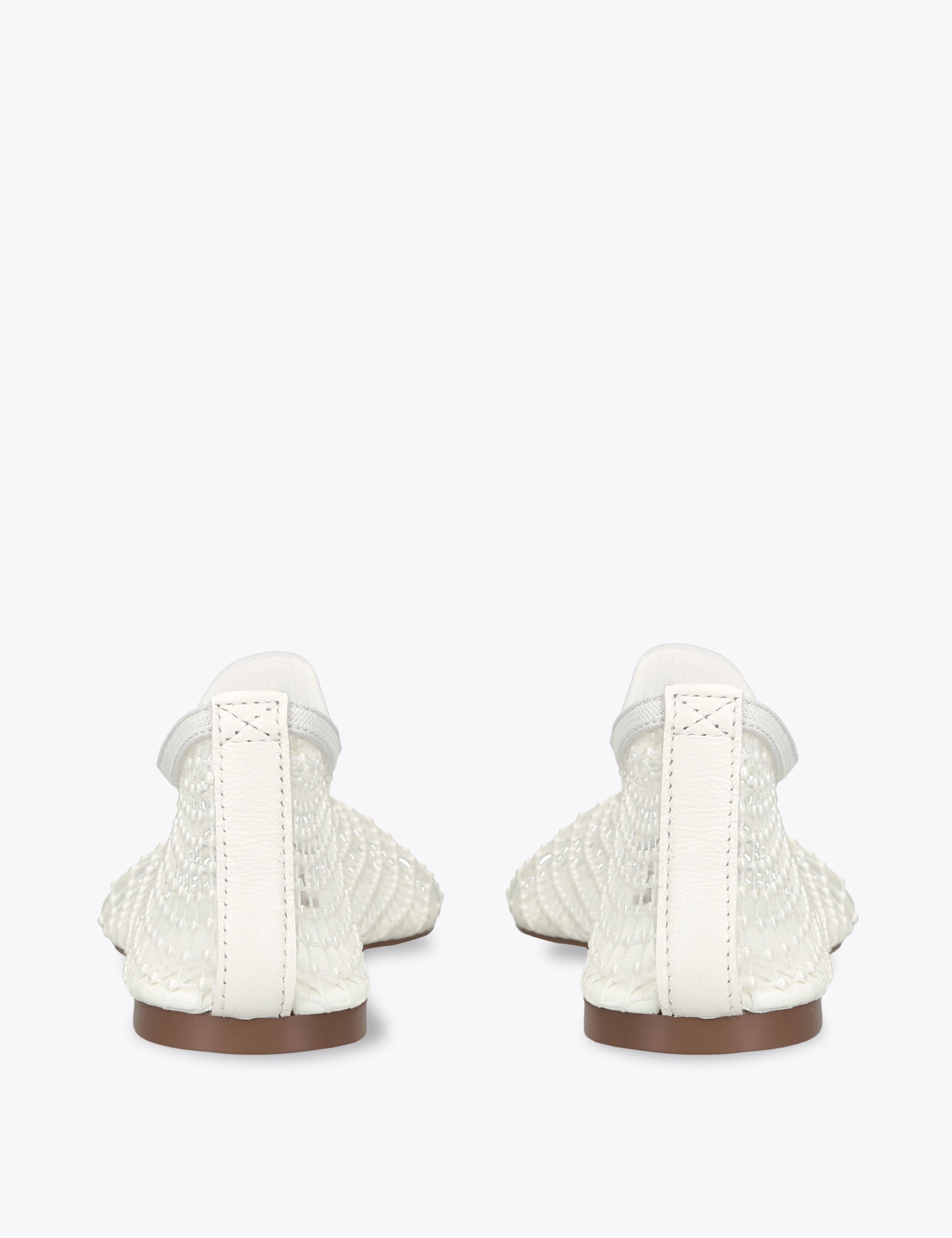 Pearl Mesh Flat Pumps 4 of 4