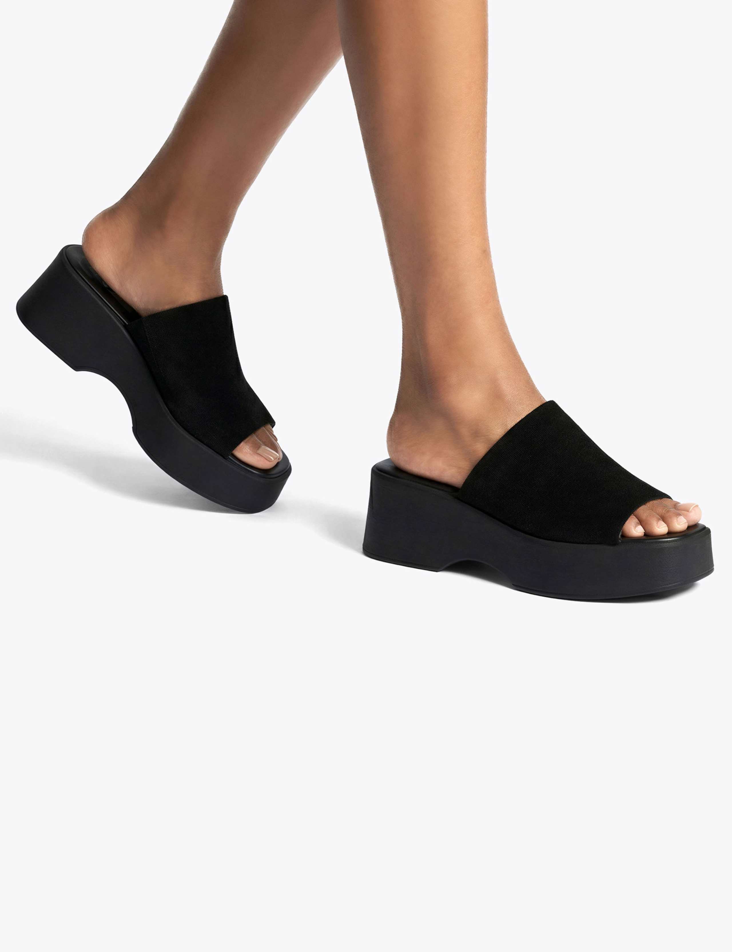 Leather Wedge Sandals 3 of 5