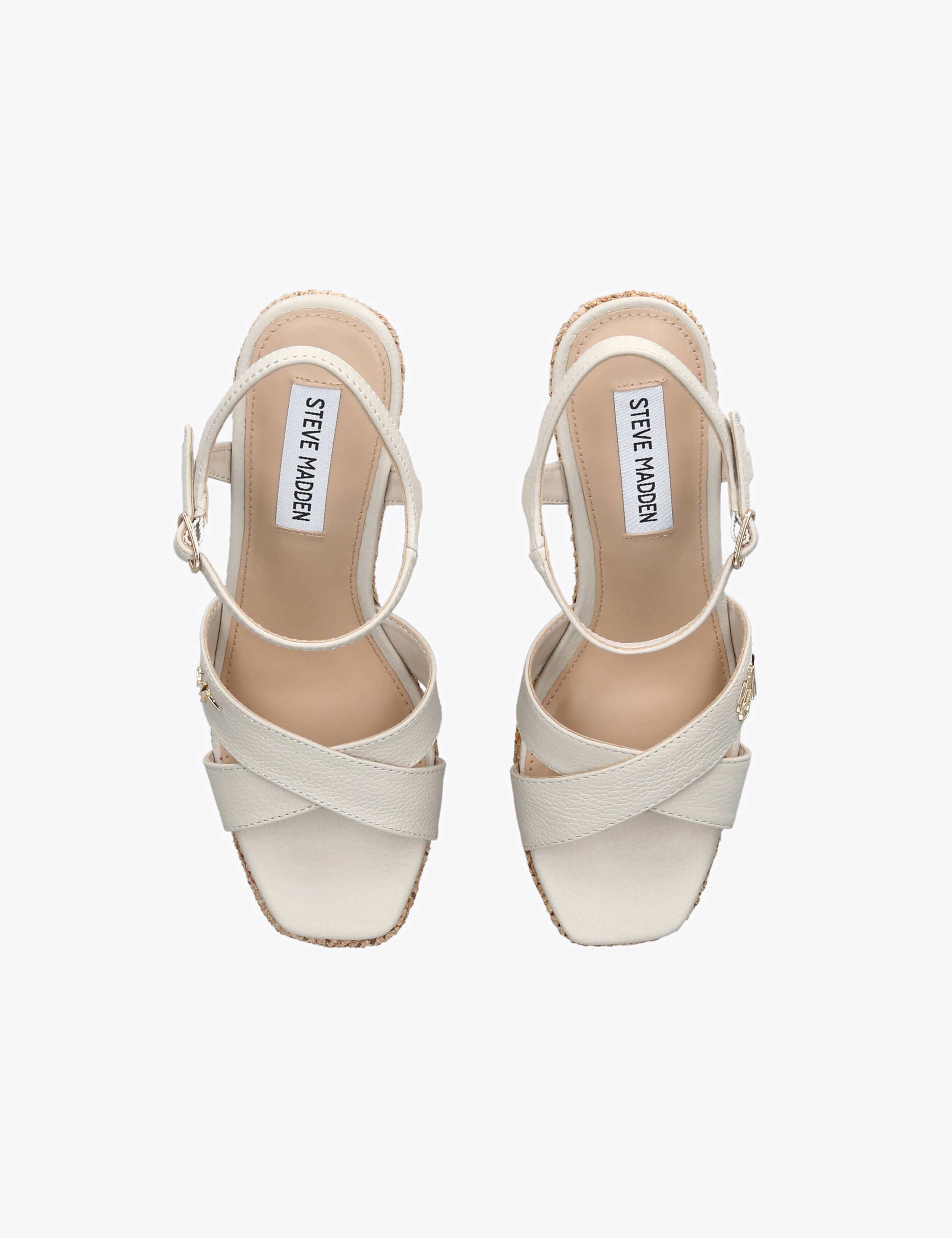 Leather Ankle Strap Wedge Sandals 3 of 4