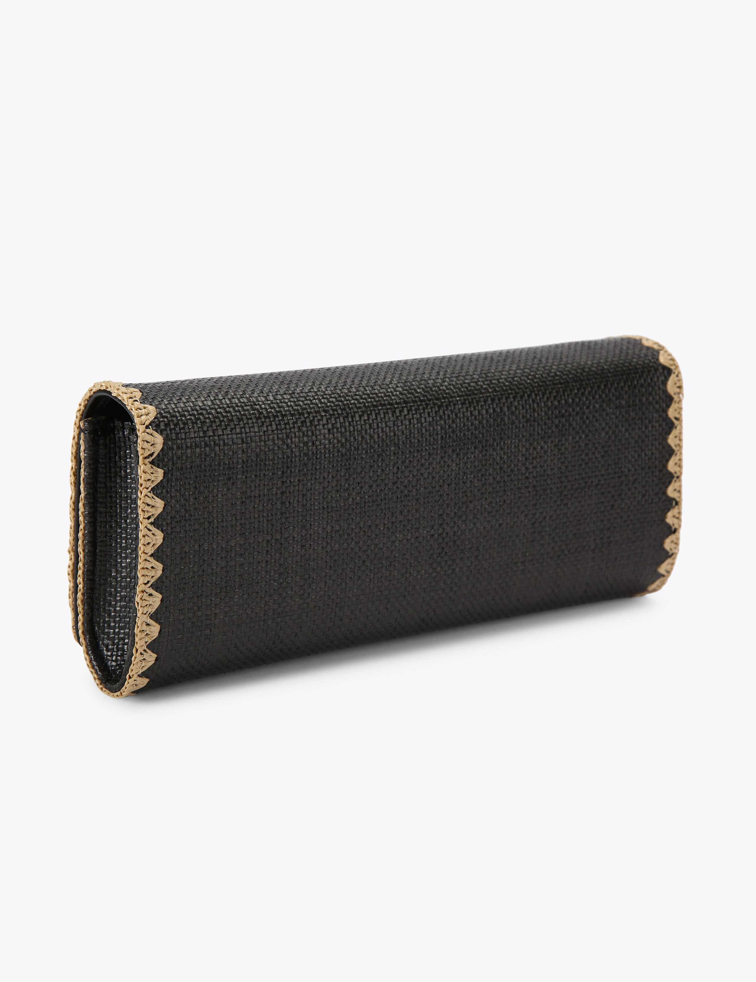 Raffia Chain Strap Clutch Bag 2 of 4