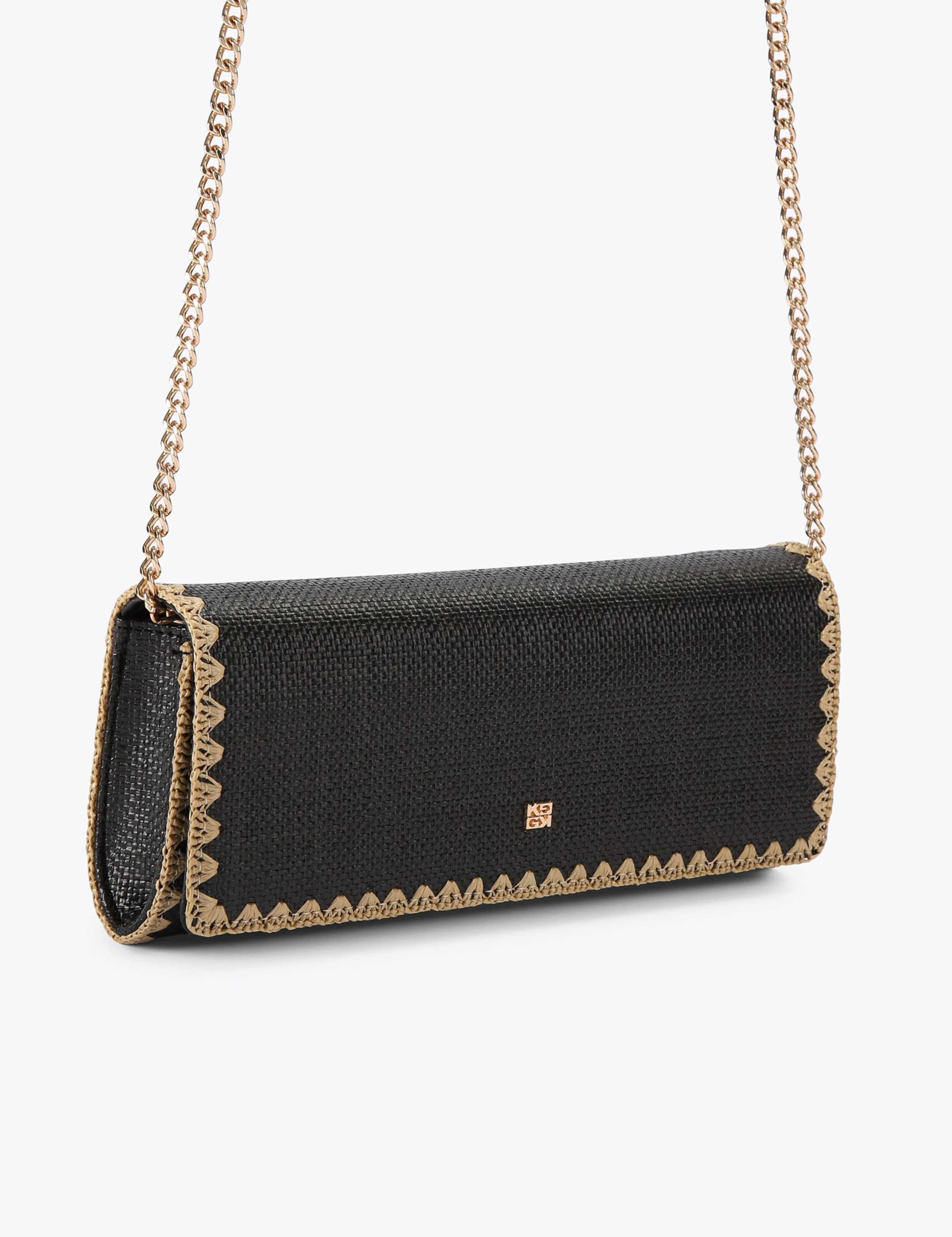 Raffia Chain Strap Clutch Bag 3 of 4