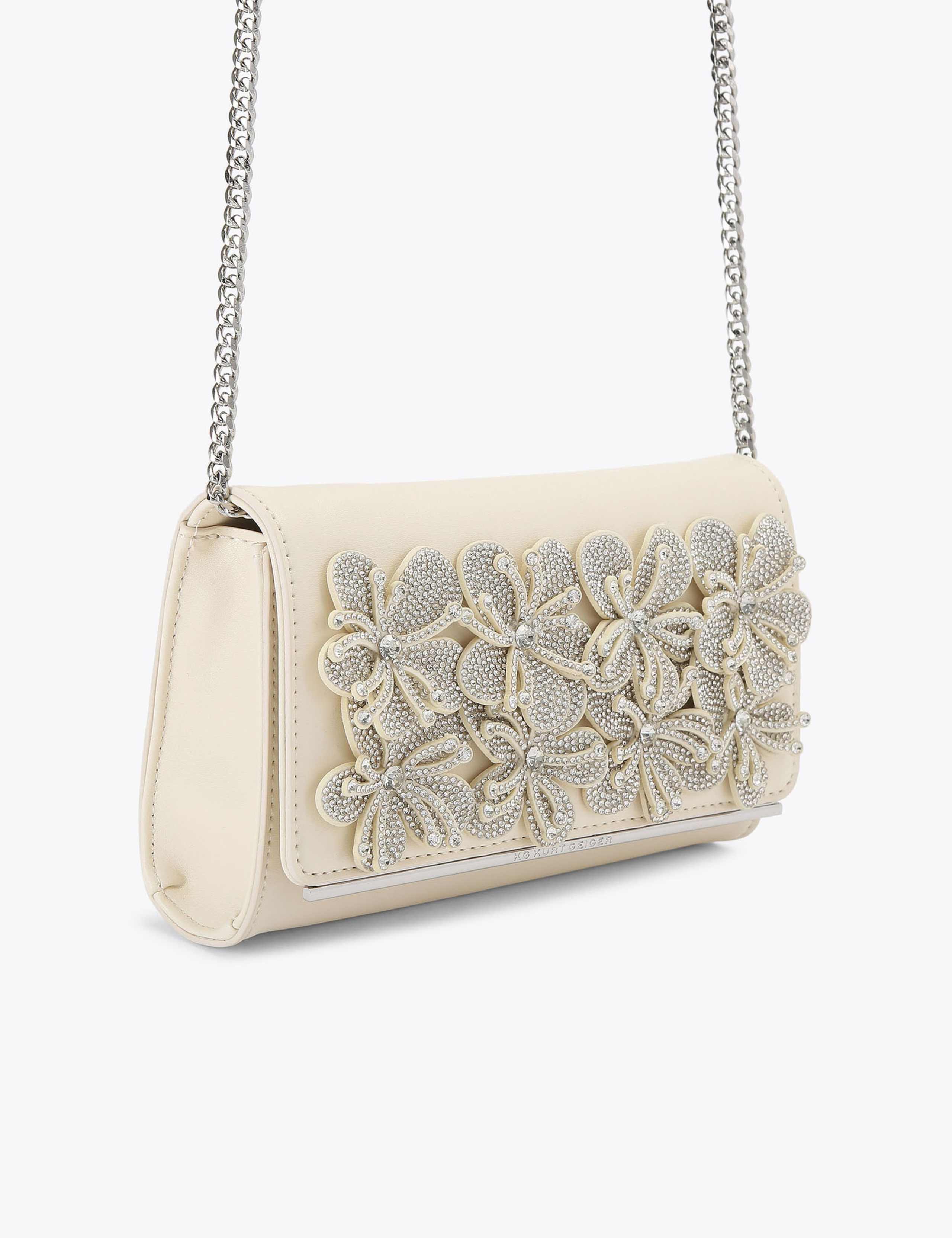 Floral Embellished Clutch Bag 3 of 4