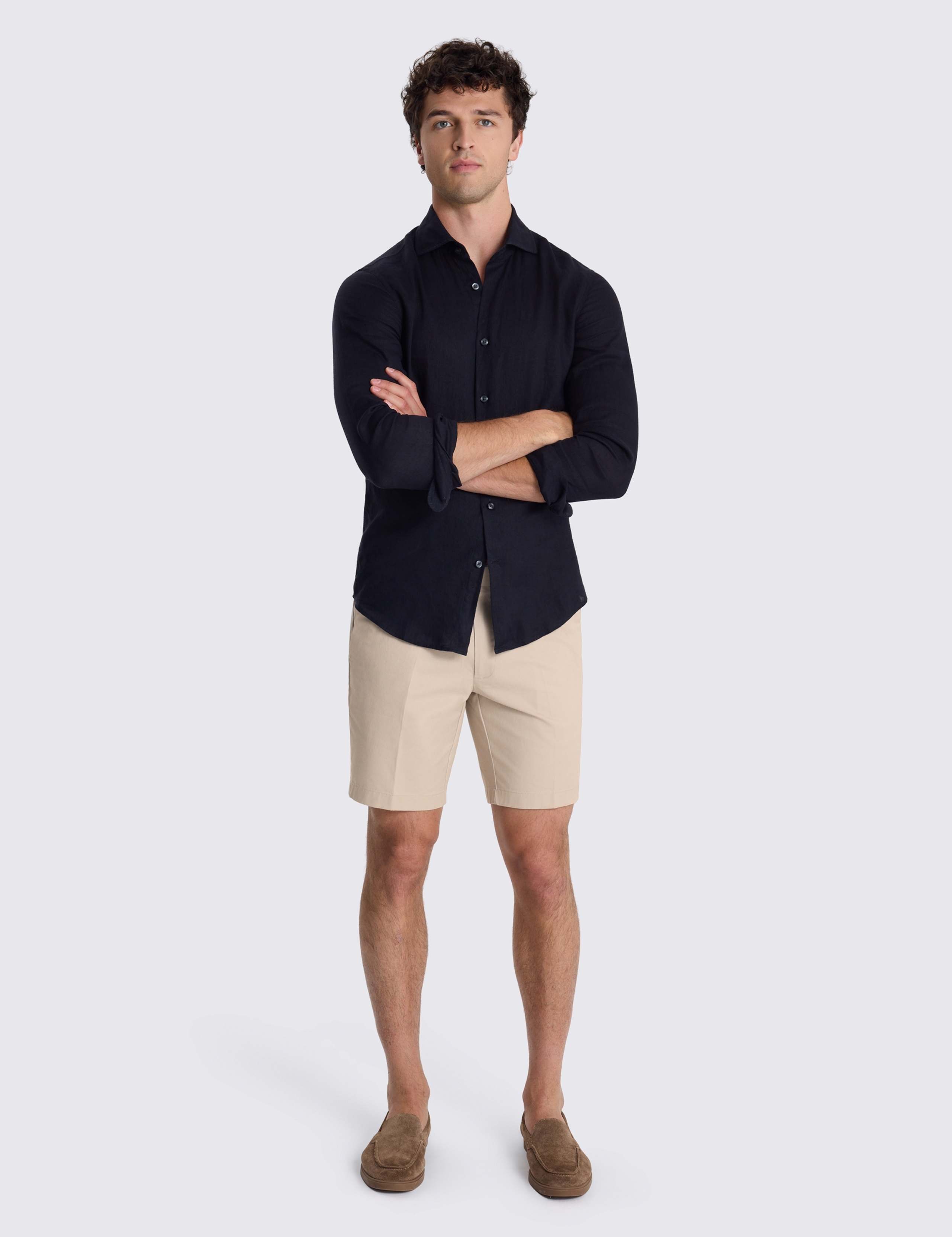 Tailored Fit Cotton Rich Chino Shorts 3 of 4