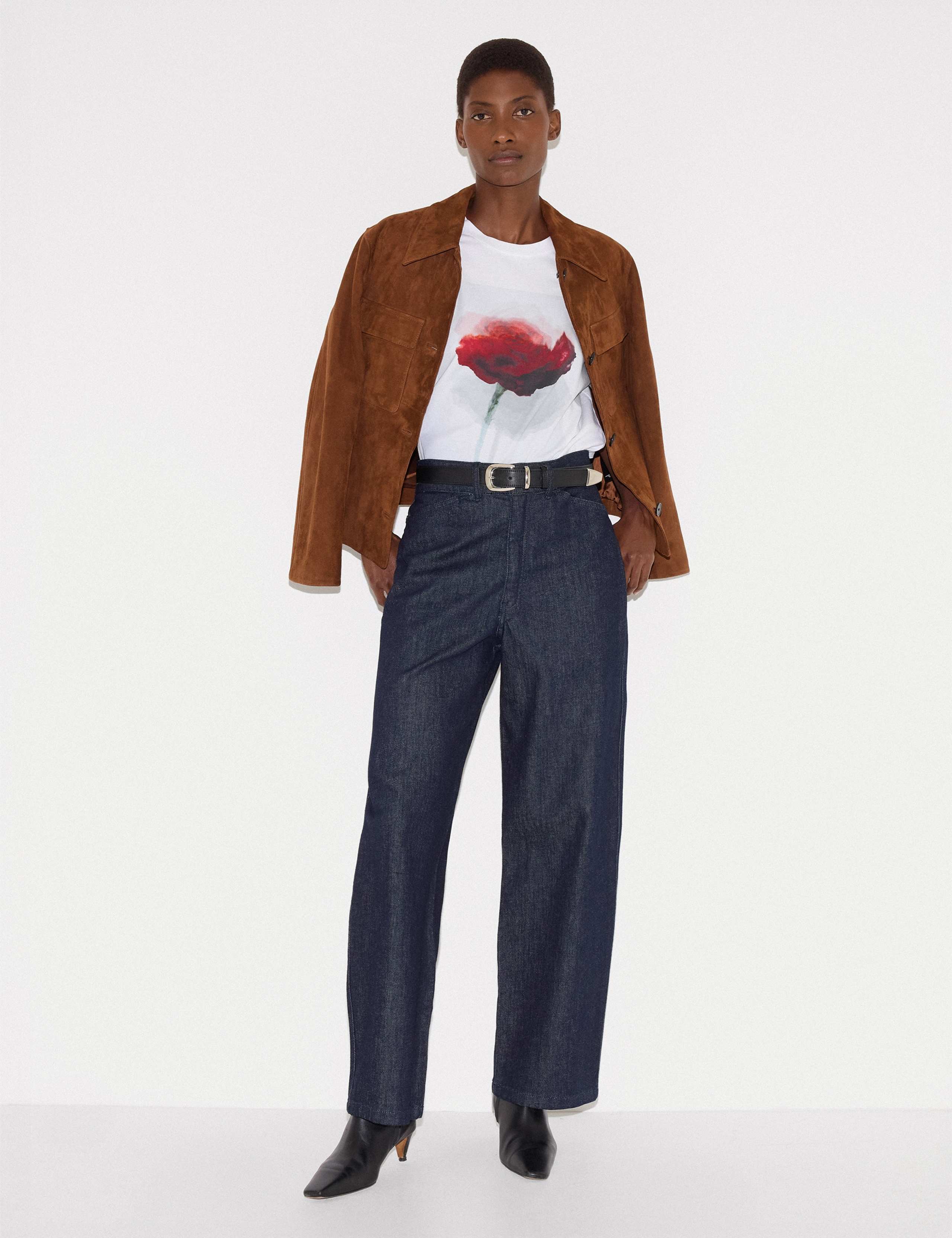 Pure Cotton Floral T-Shirt 3 of 6
