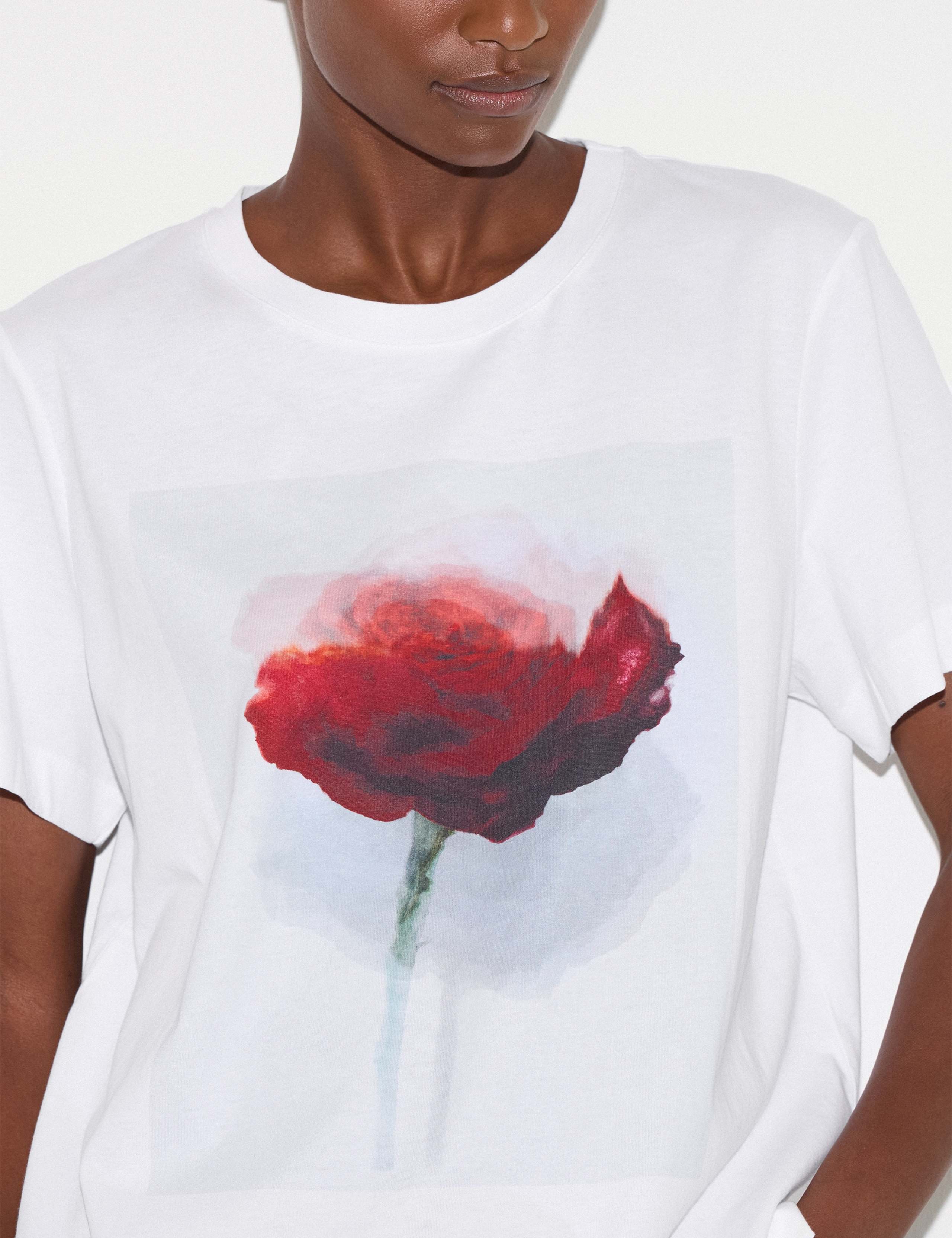 Pure Cotton Floral T-Shirt 5 of 6