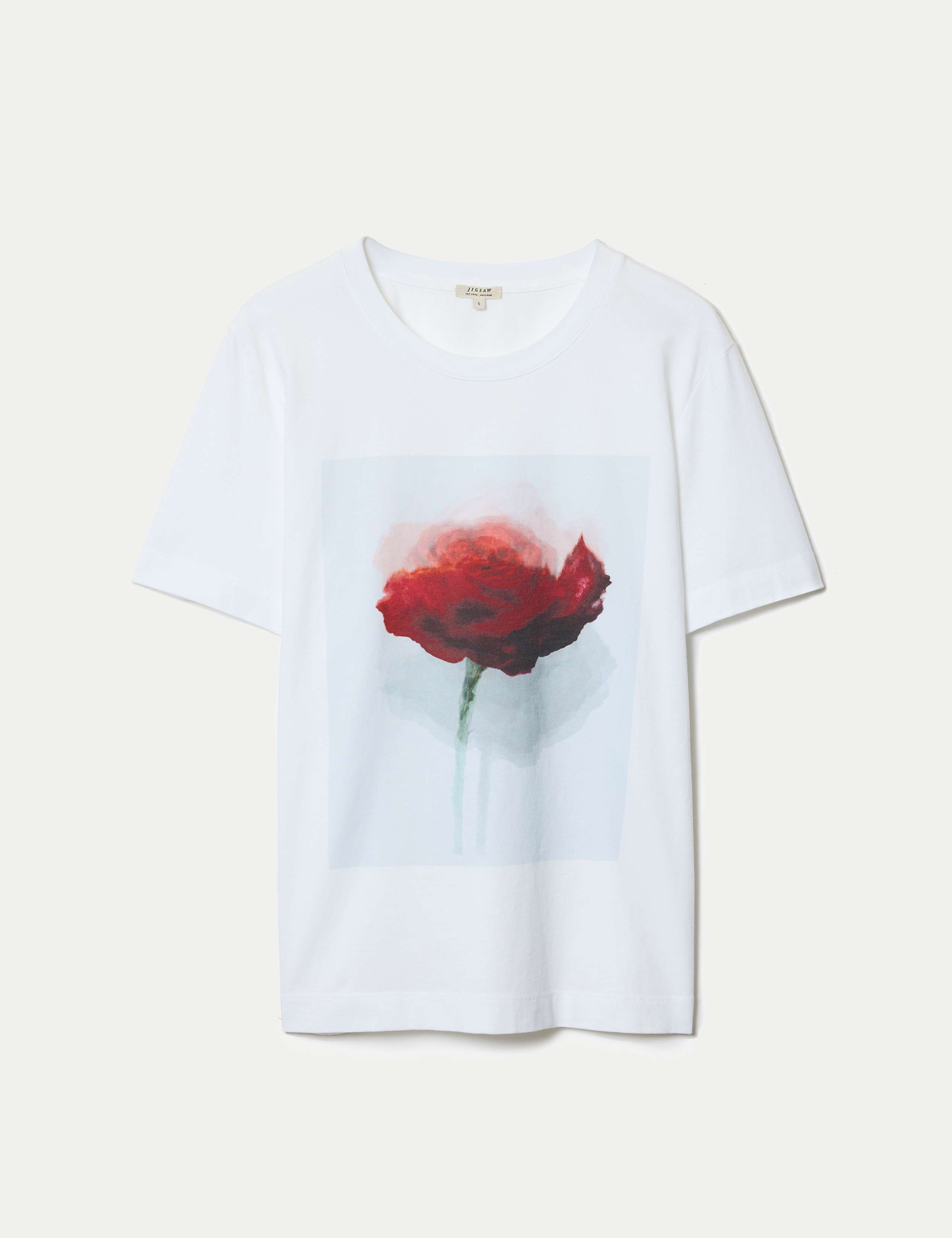 Pure Cotton Floral T-Shirt 2 of 6