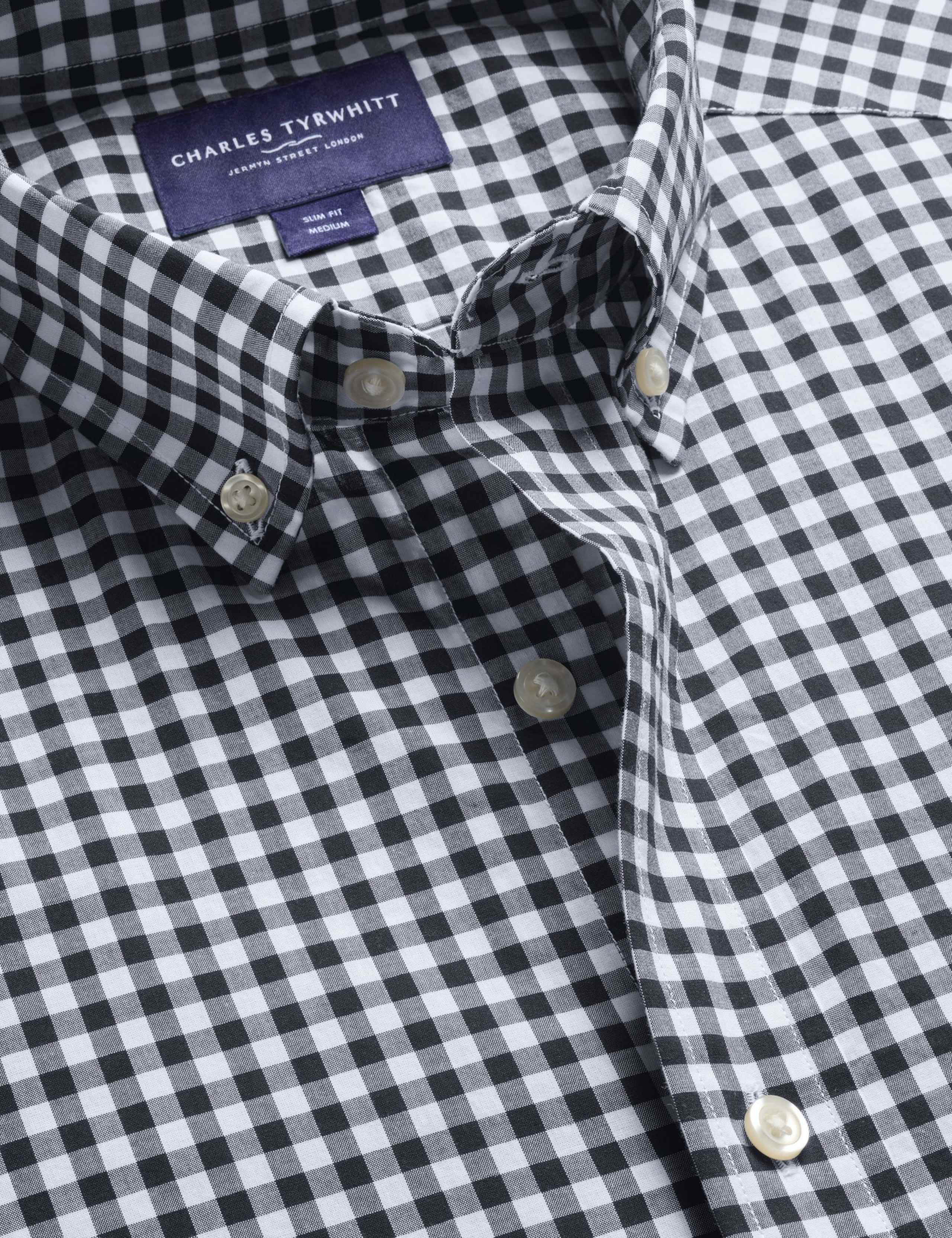 Slim Fit Pure Cotton Check Shirt 3 of 6