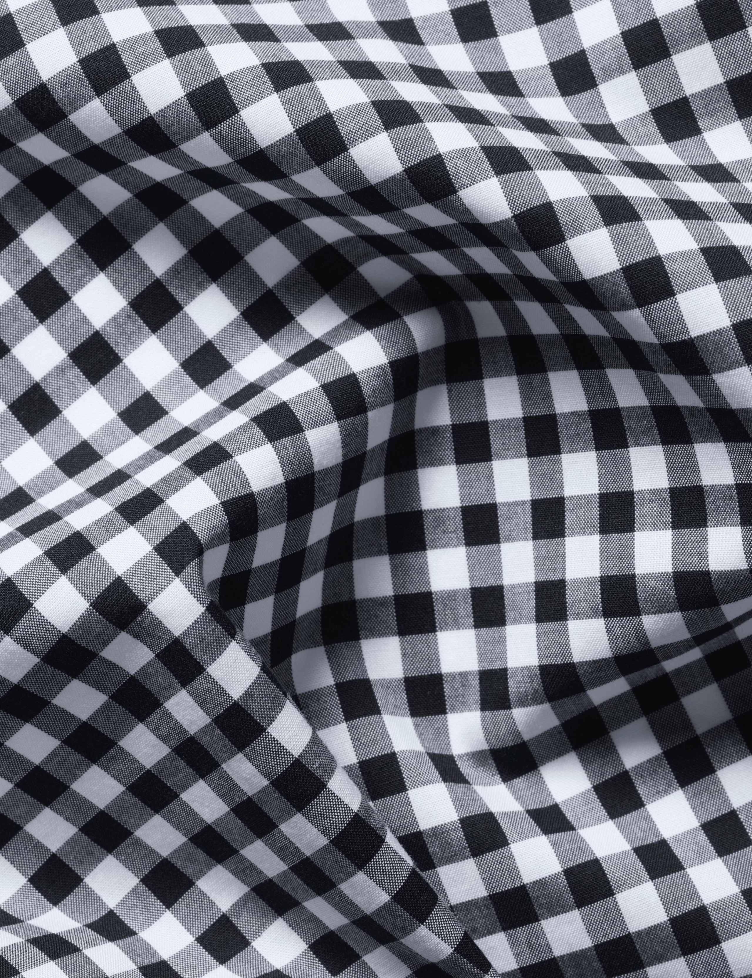 Slim Fit Pure Cotton Check Shirt 6 of 6