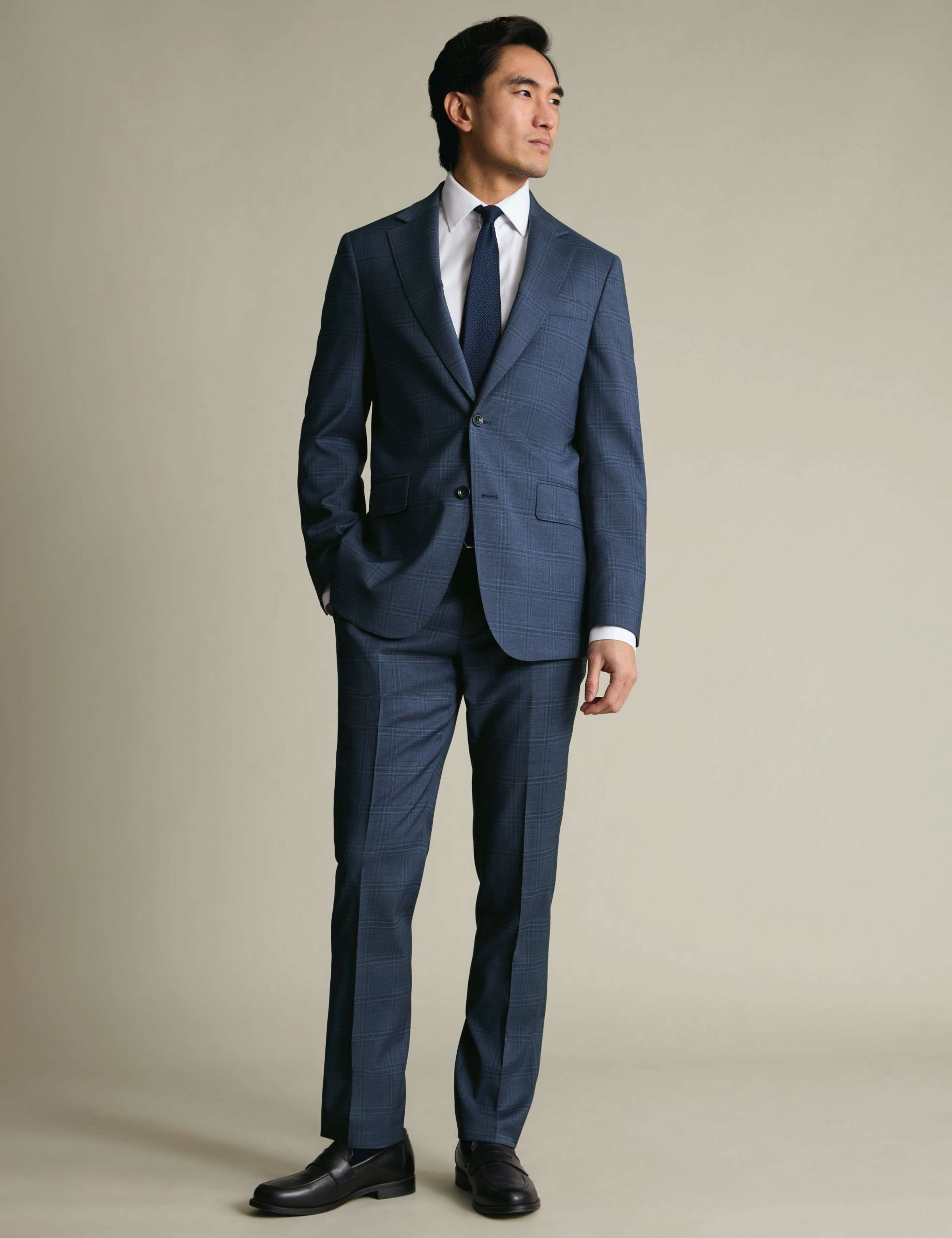 Slim Fit Wool Rich Check Suit Jacket 2 of 5