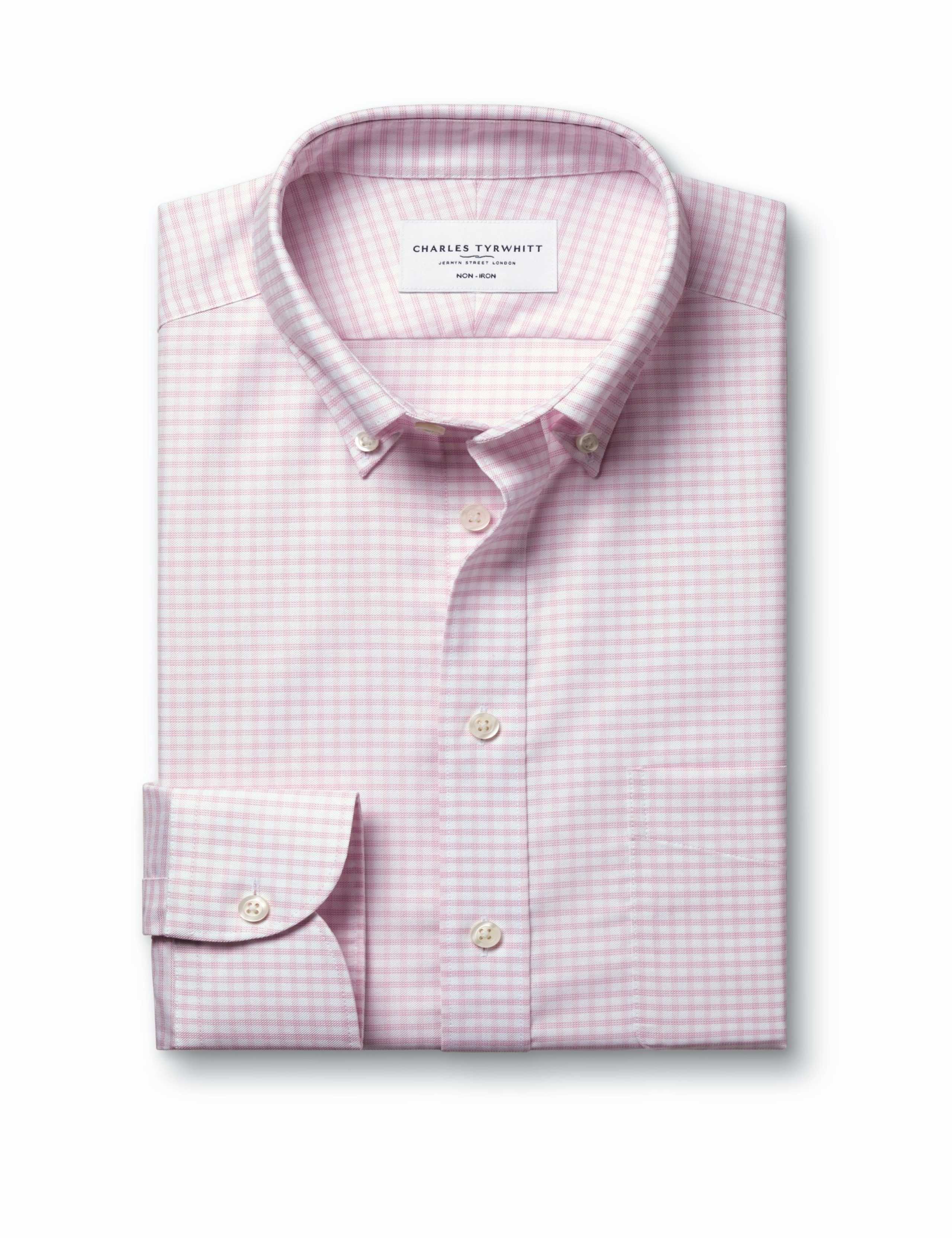 Slim Fit Non Iron Cotton Rich Oxford Shirt 3 of 7