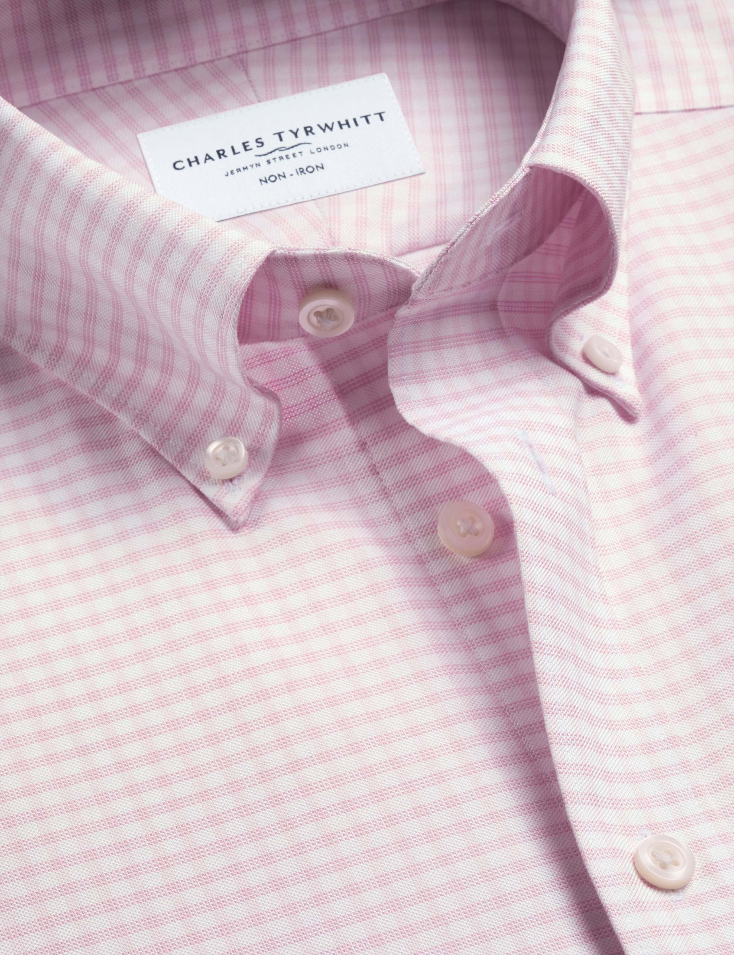 Slim Fit Non Iron Cotton Rich Oxford Shirt 4 of 7