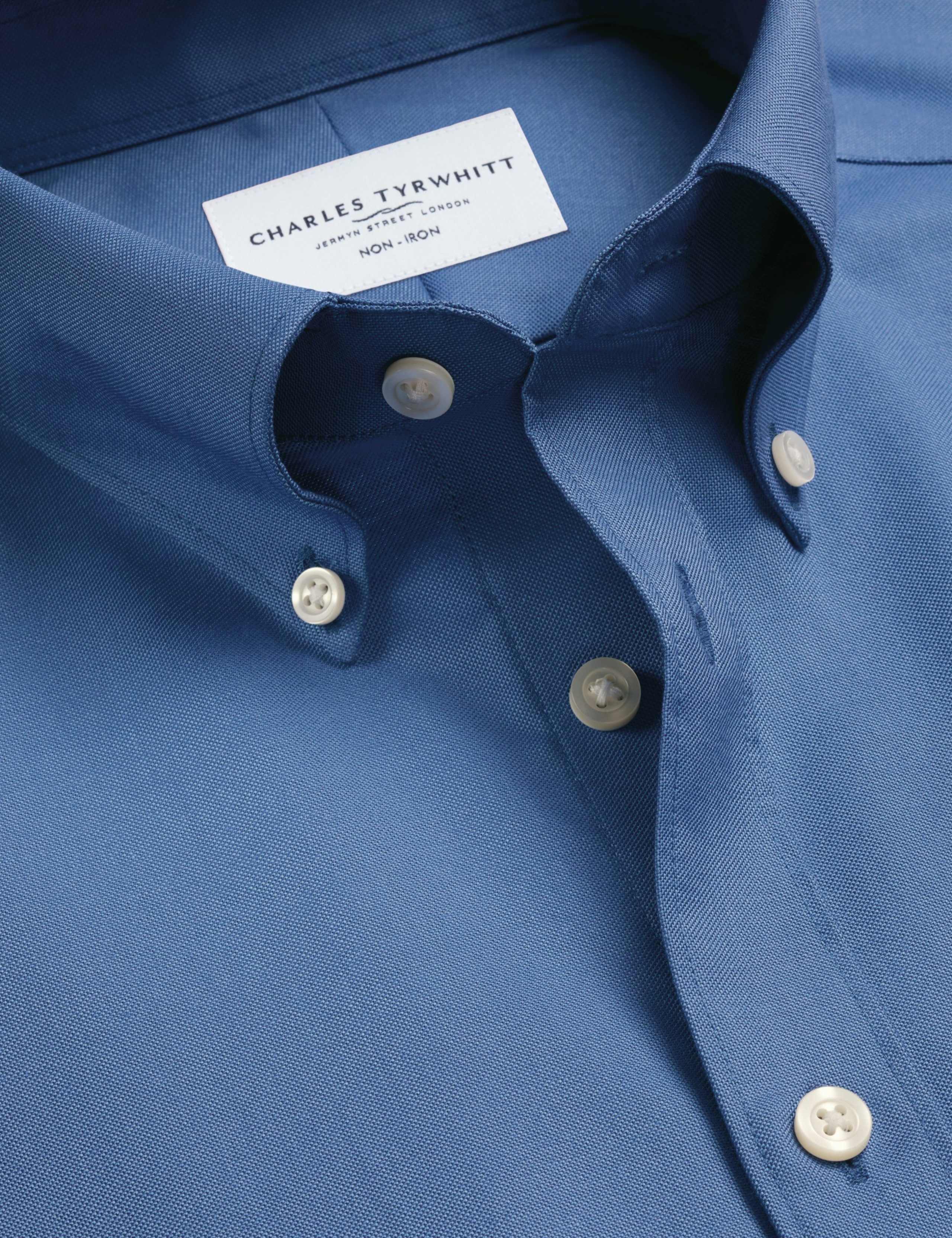 Slim Fit Non Iron Cotton Rich Oxford Shirt 4 of 6