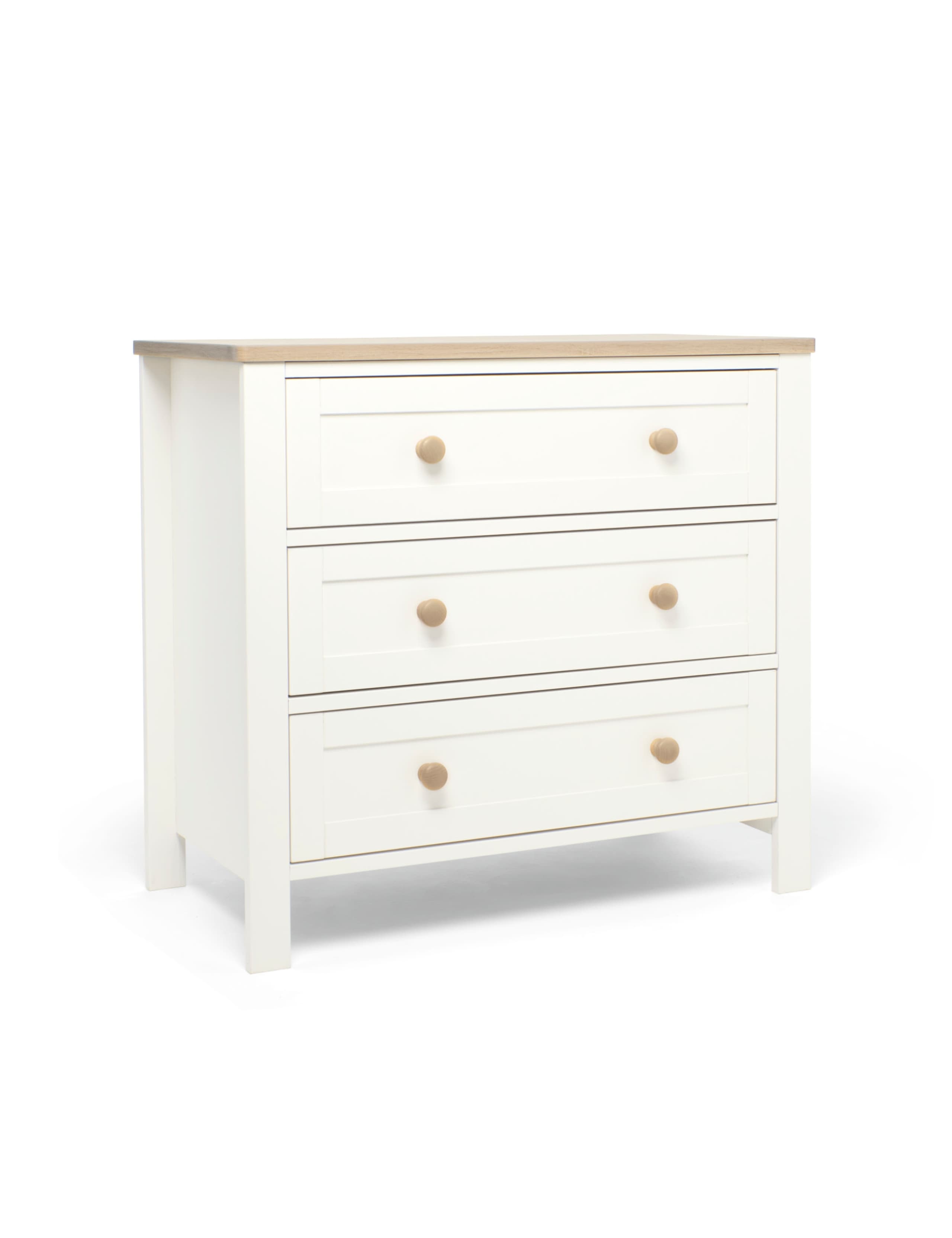 Wedmore 2 Piece Cot Bed Set - White/Oak 7 of 11