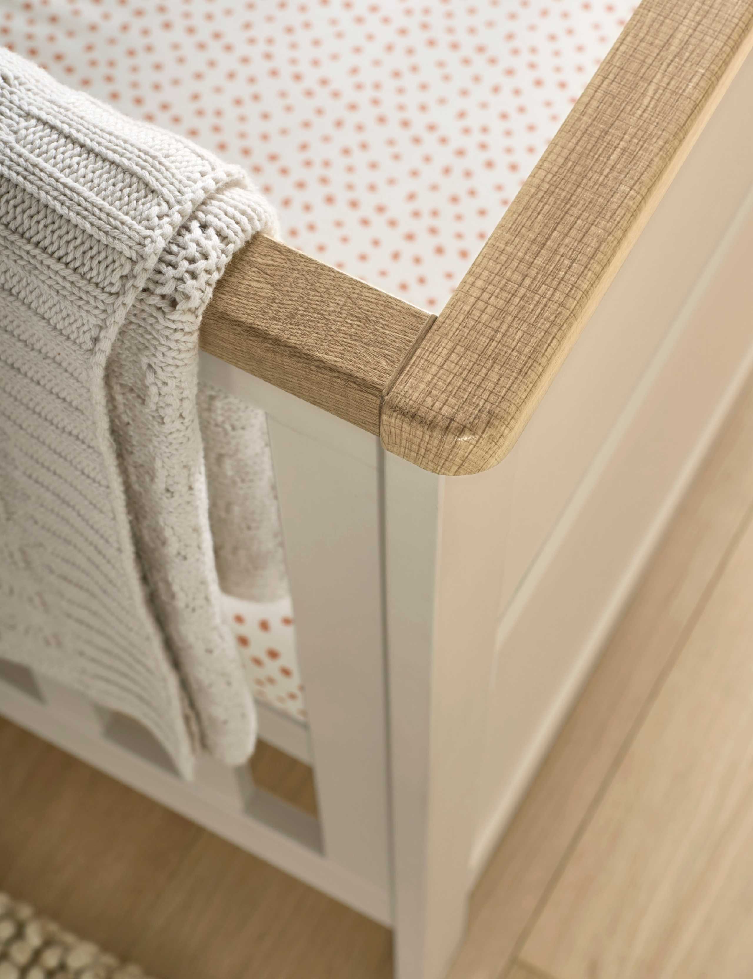 Wedmore 2 Piece Cot Bed Set - Cashmere Oak 6 of 6