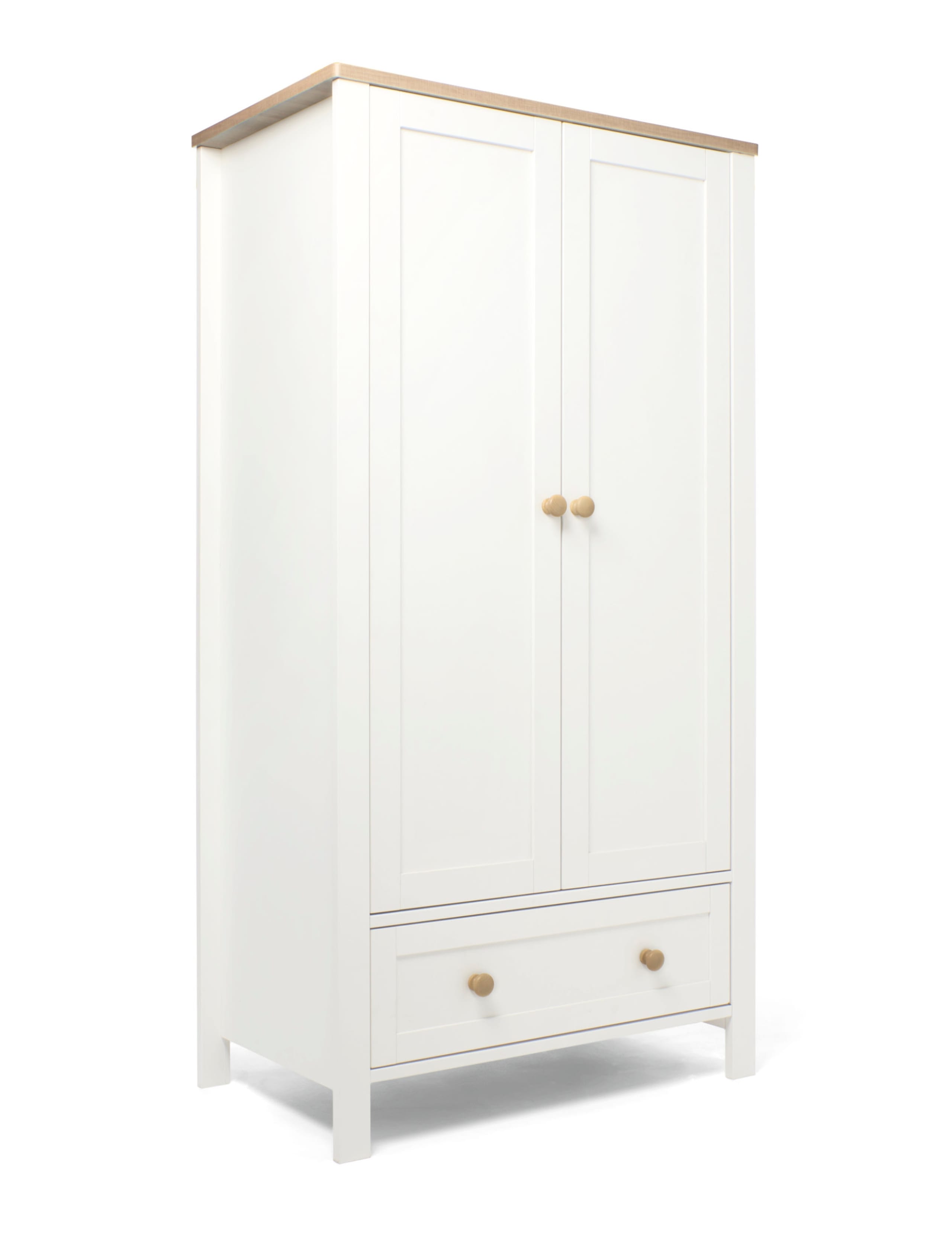 Wedmore Wardrobe - White Oak 2 of 3
