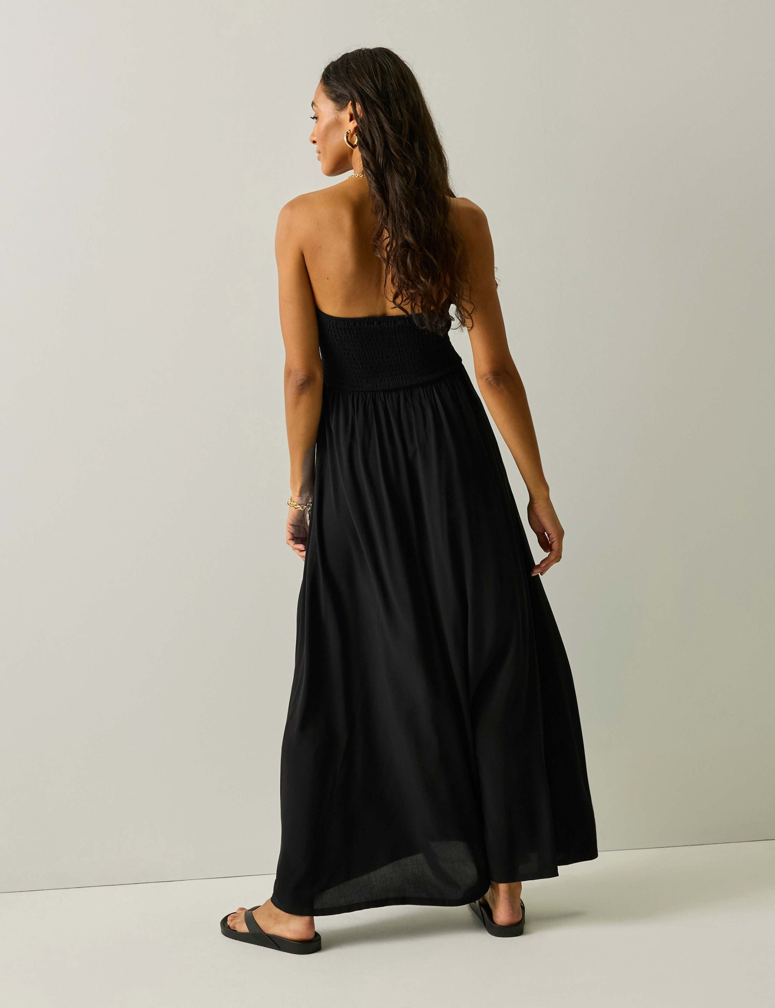Shirred Maxi Swing Dress 5 of 5