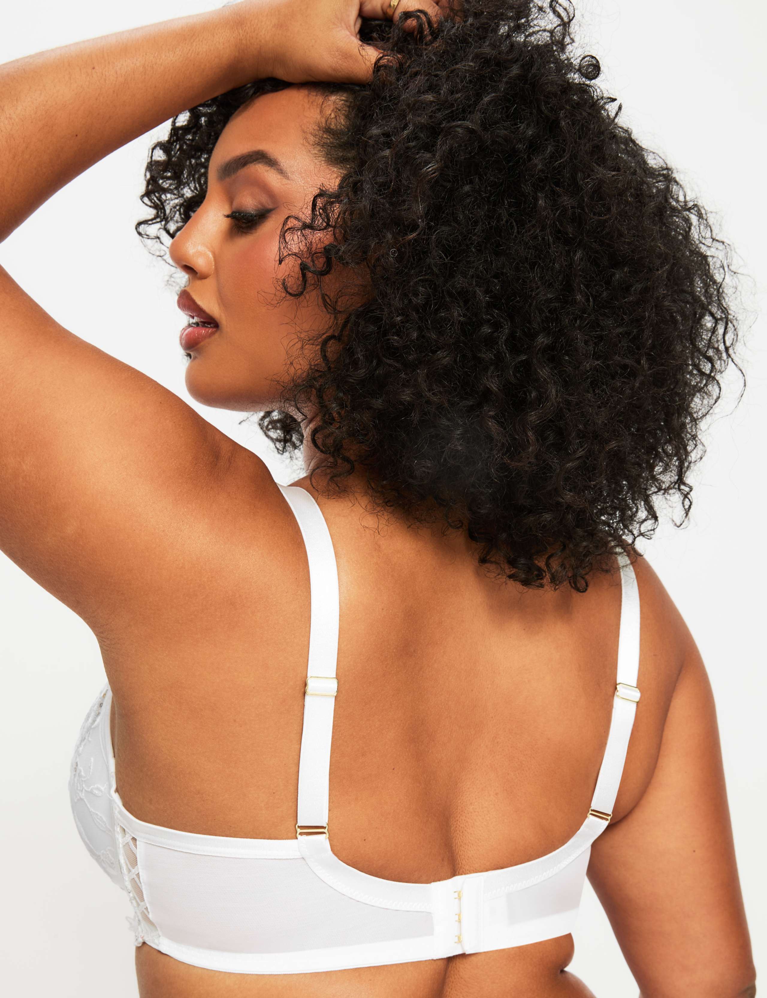 Floral Lace Wired Full Cup Bra (A-G) 4 of 10