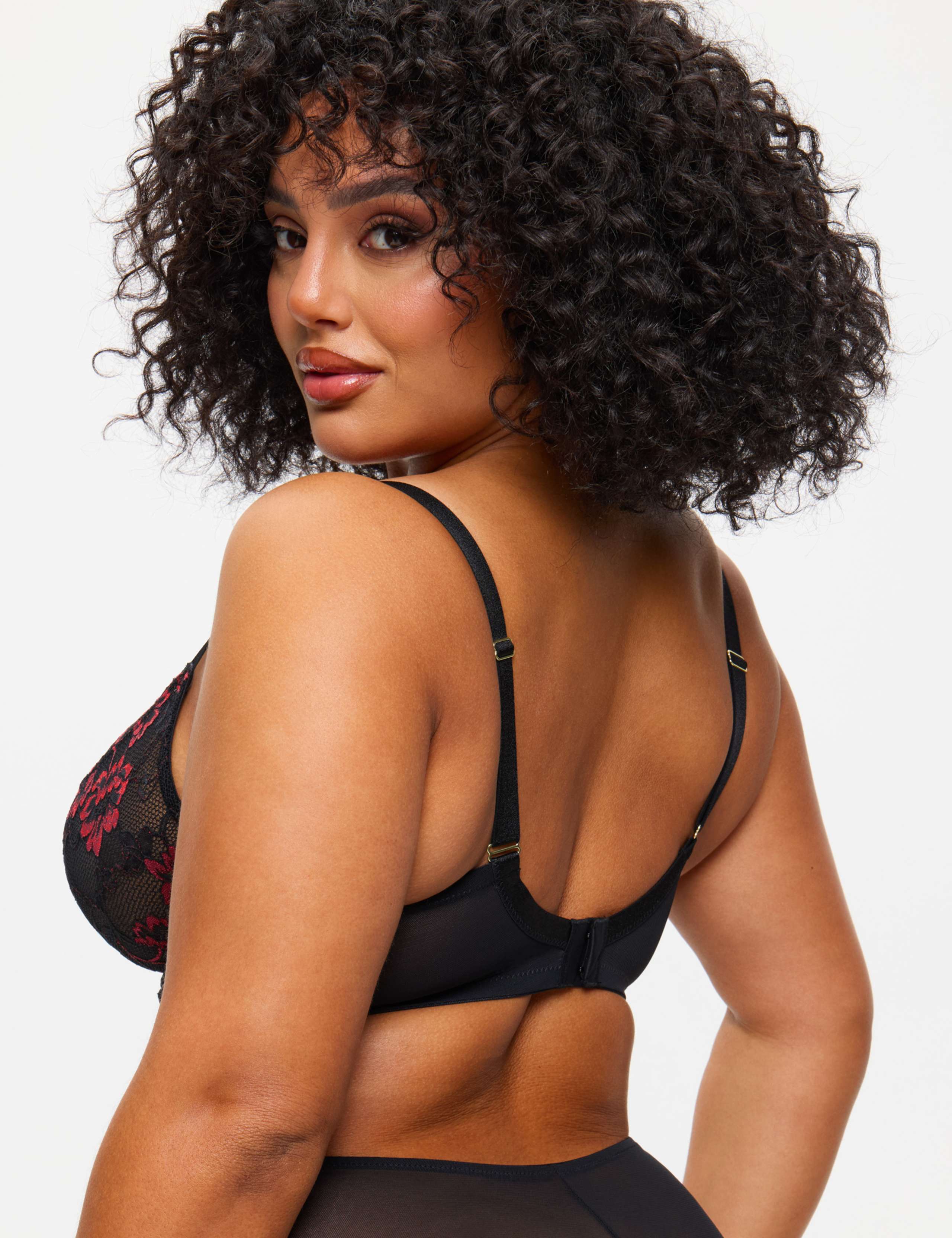 Sexy Lace Wired Plunge Bra (DD-H) 4 of 5