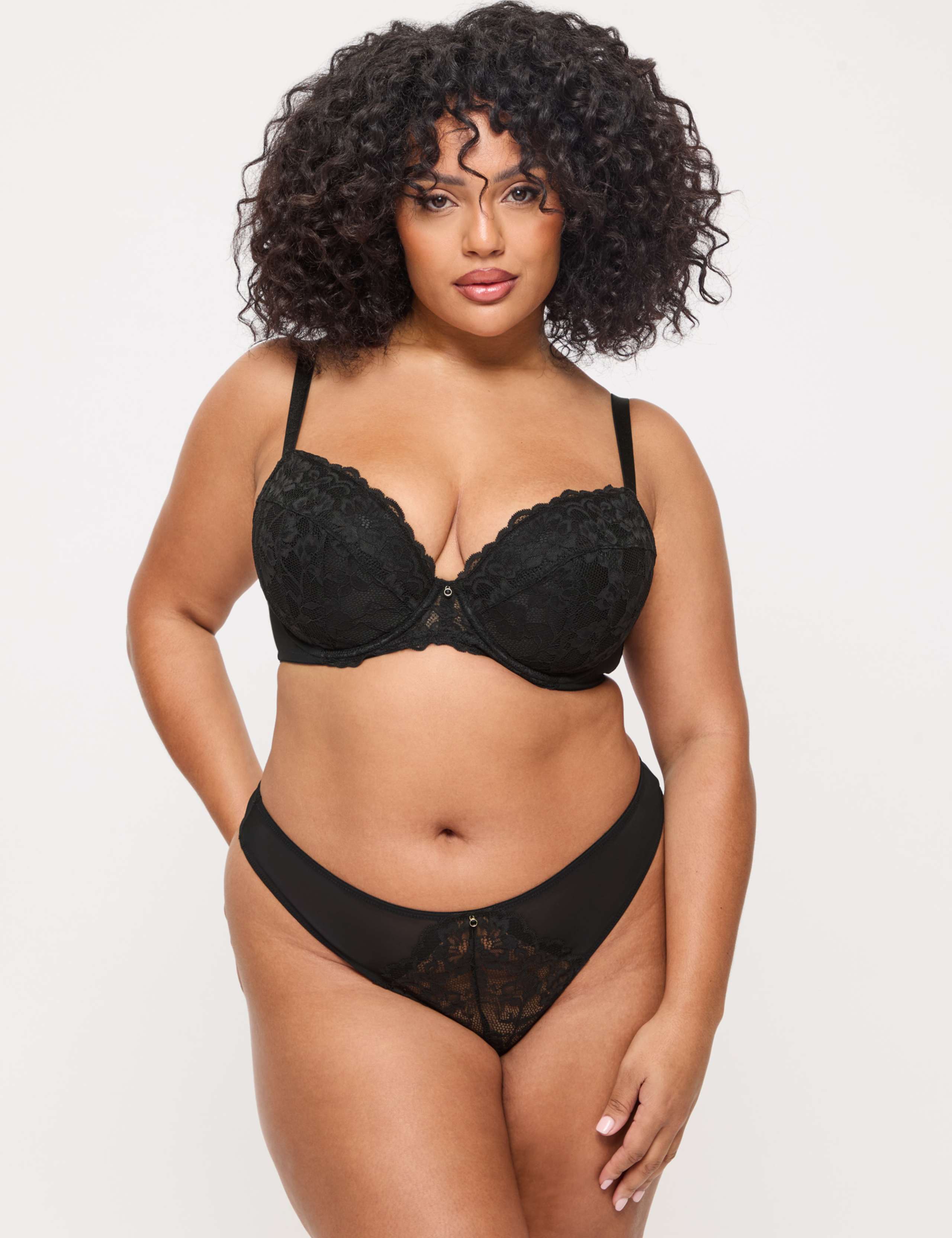 Sexy Lace Wired Plunge Bra (A-G) 6 of 9