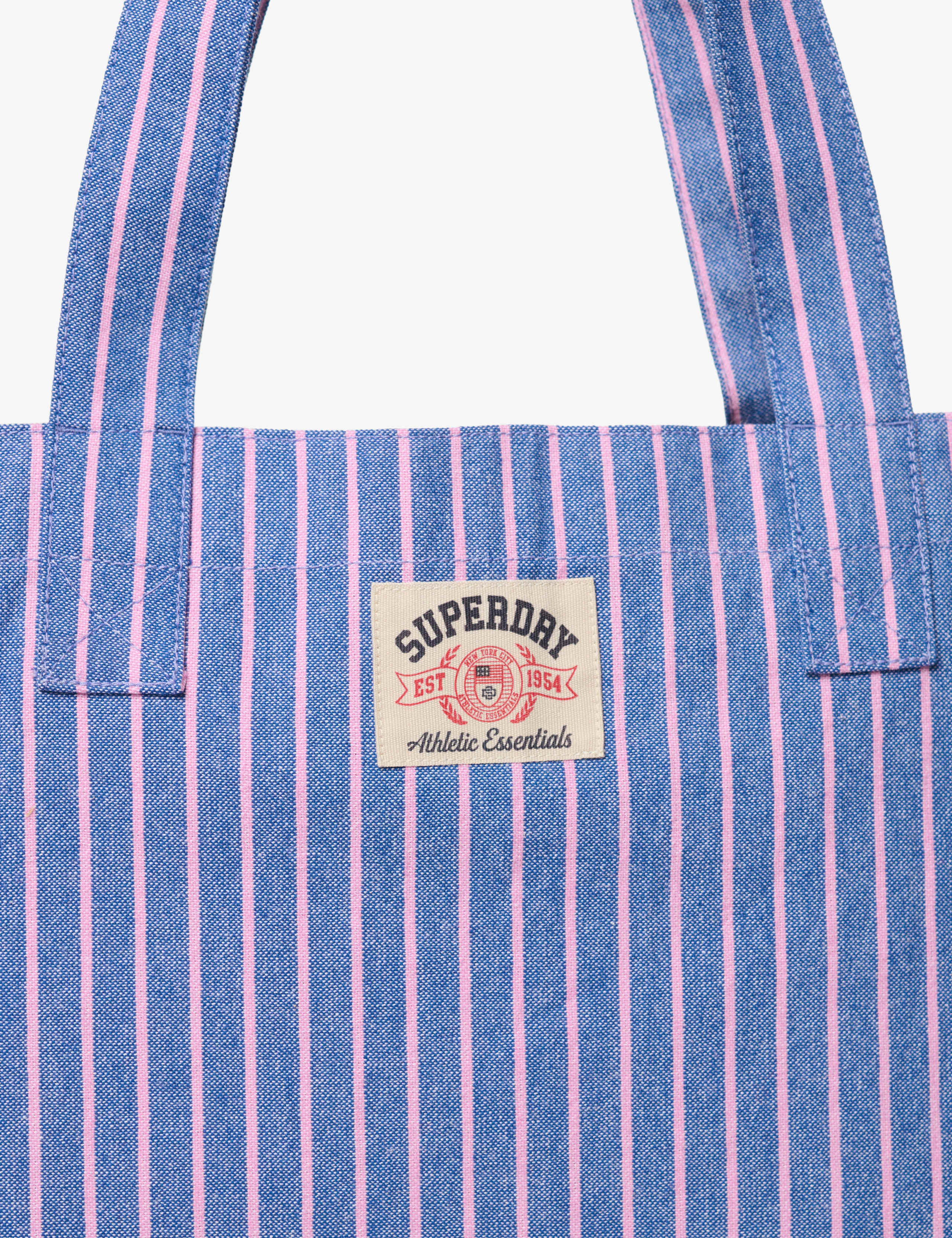 Pure Cotton Striped Top Handle Tote Bag 4 of 5