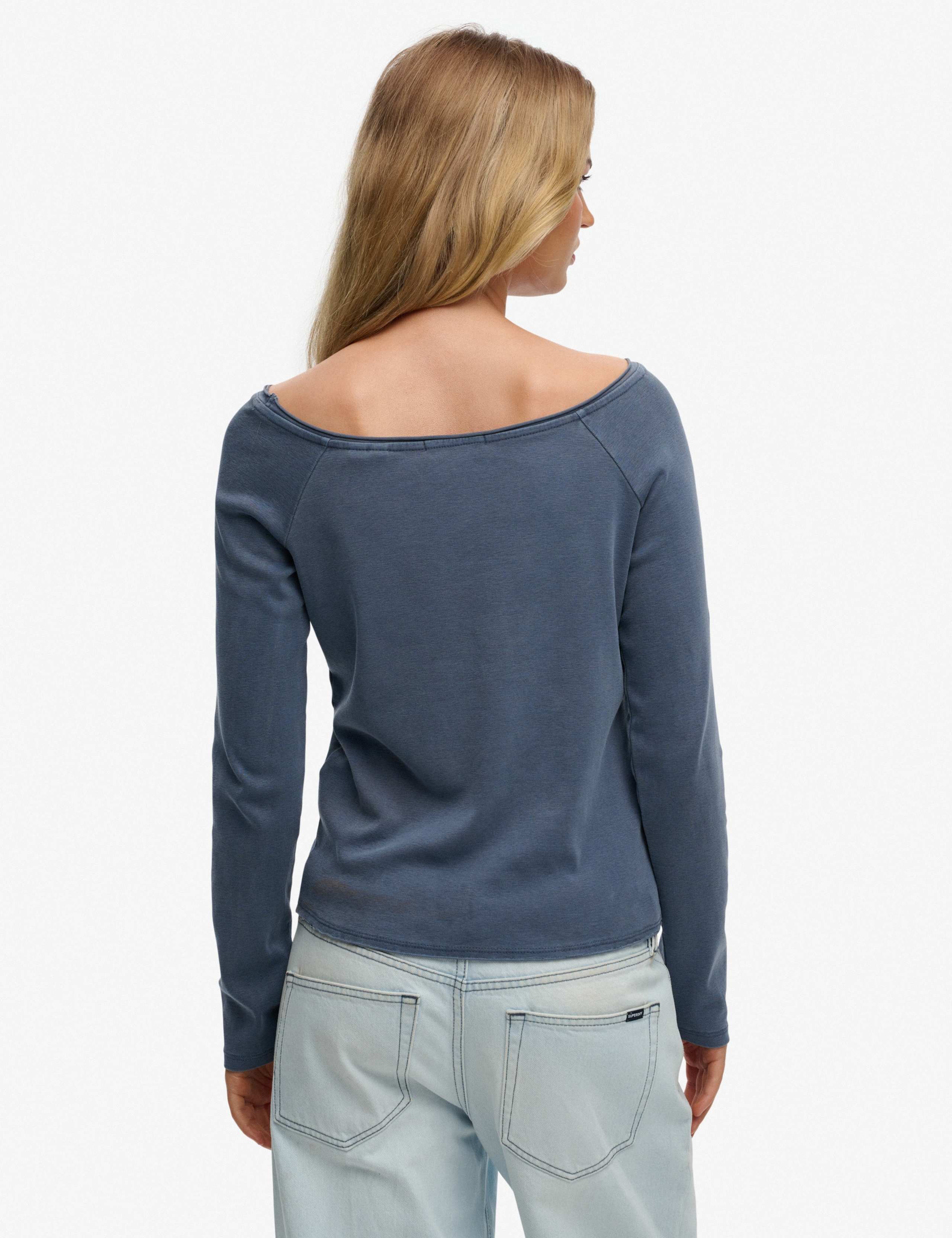 Pure Cotton Slim Fit Off The Shoulder Top 4 of 6