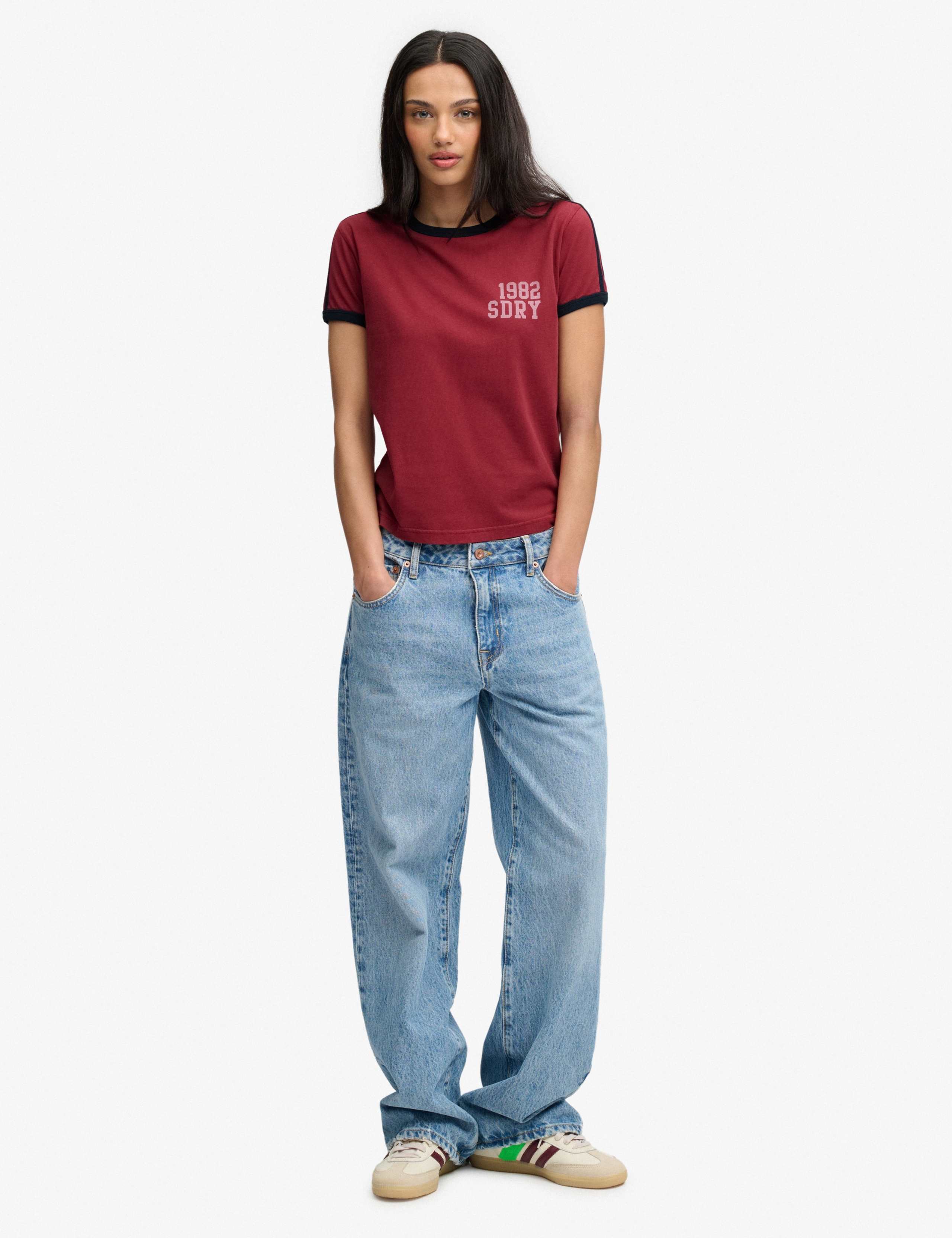 Pure Cotton Slim Fit Side Stripe Ringer Tee 3 of 7