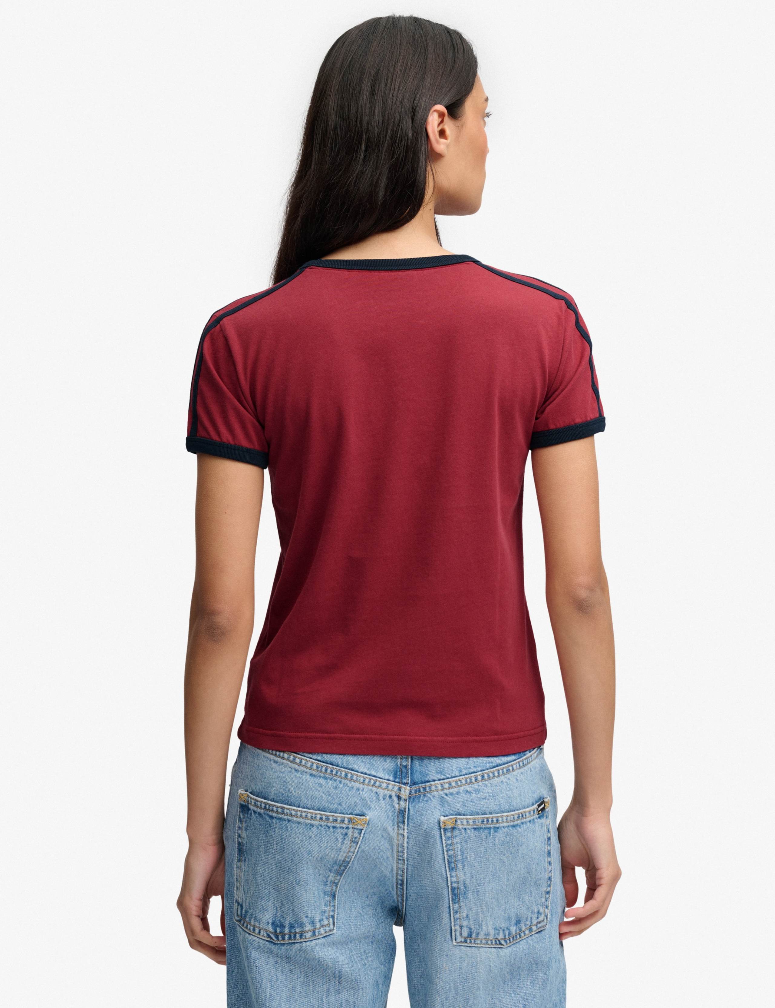 Pure Cotton Slim Fit Side Stripe Ringer Tee 4 of 7