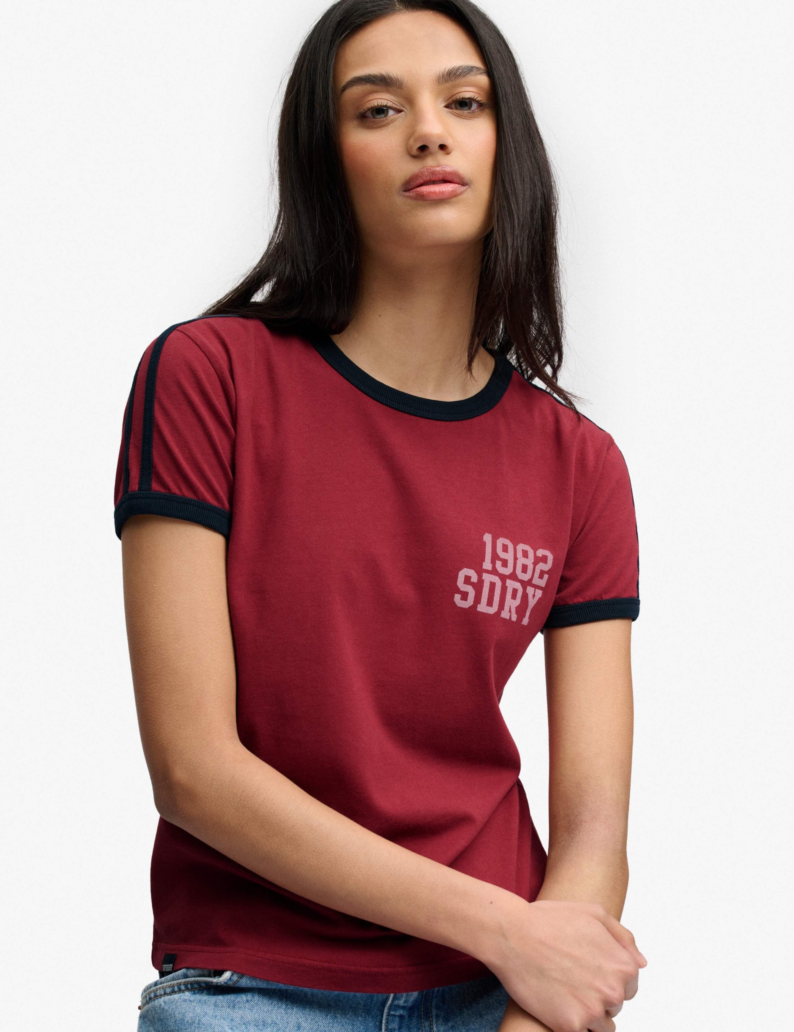 Pure Cotton Slim Fit Side Stripe Ringer Tee 5 of 7