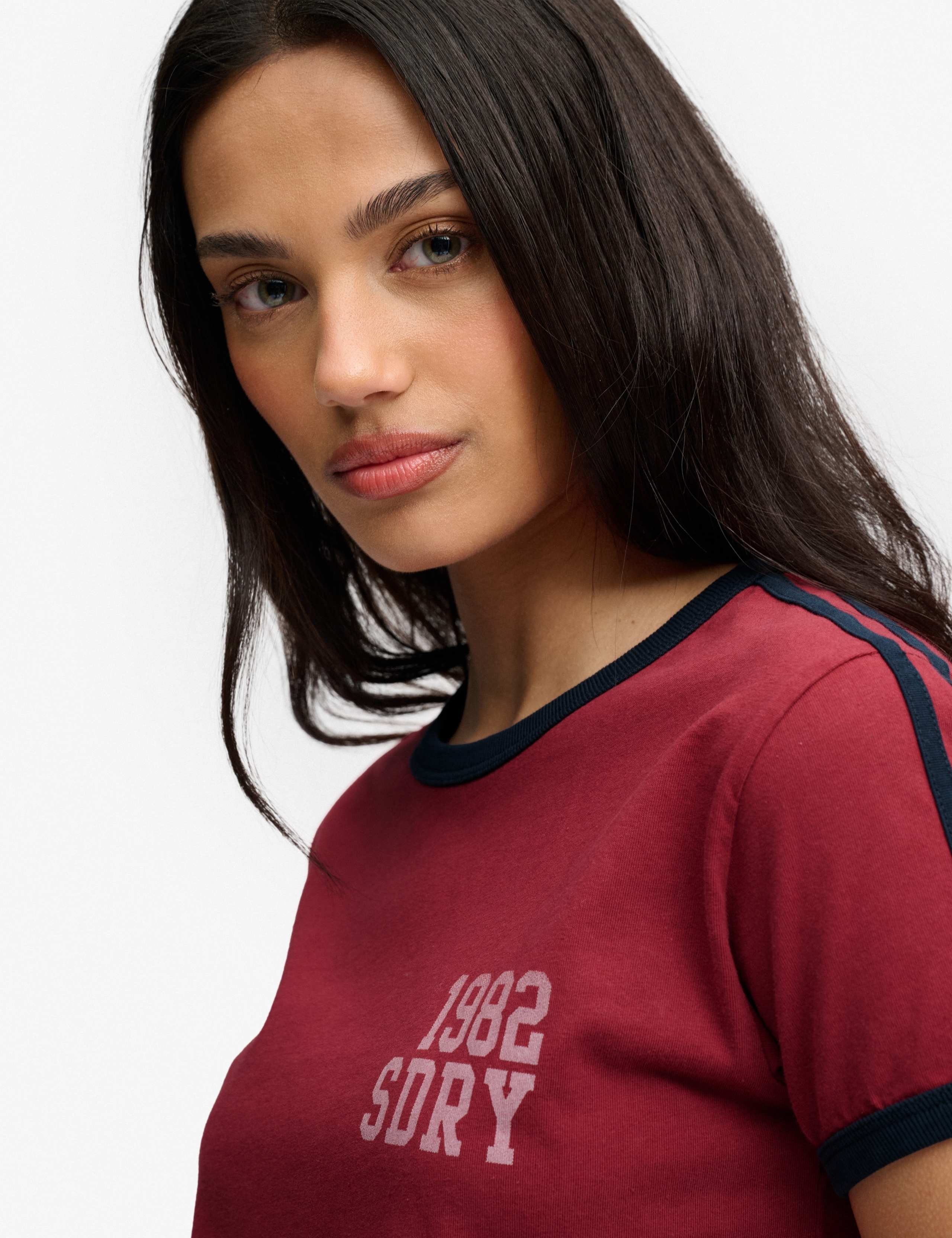Pure Cotton Slim Fit Side Stripe Ringer Tee 6 of 7