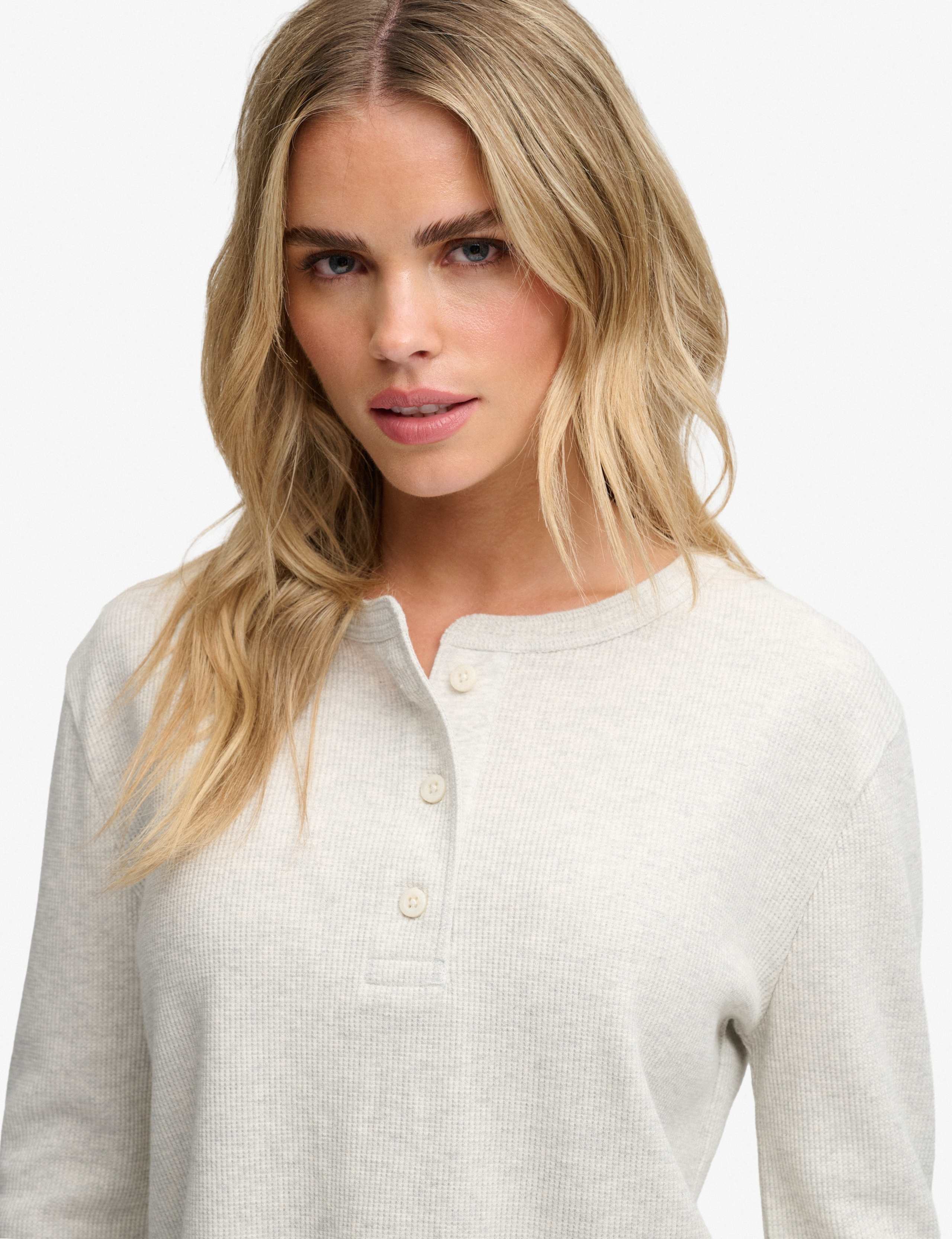 Cotton Rich Henley Top 4 of 6
