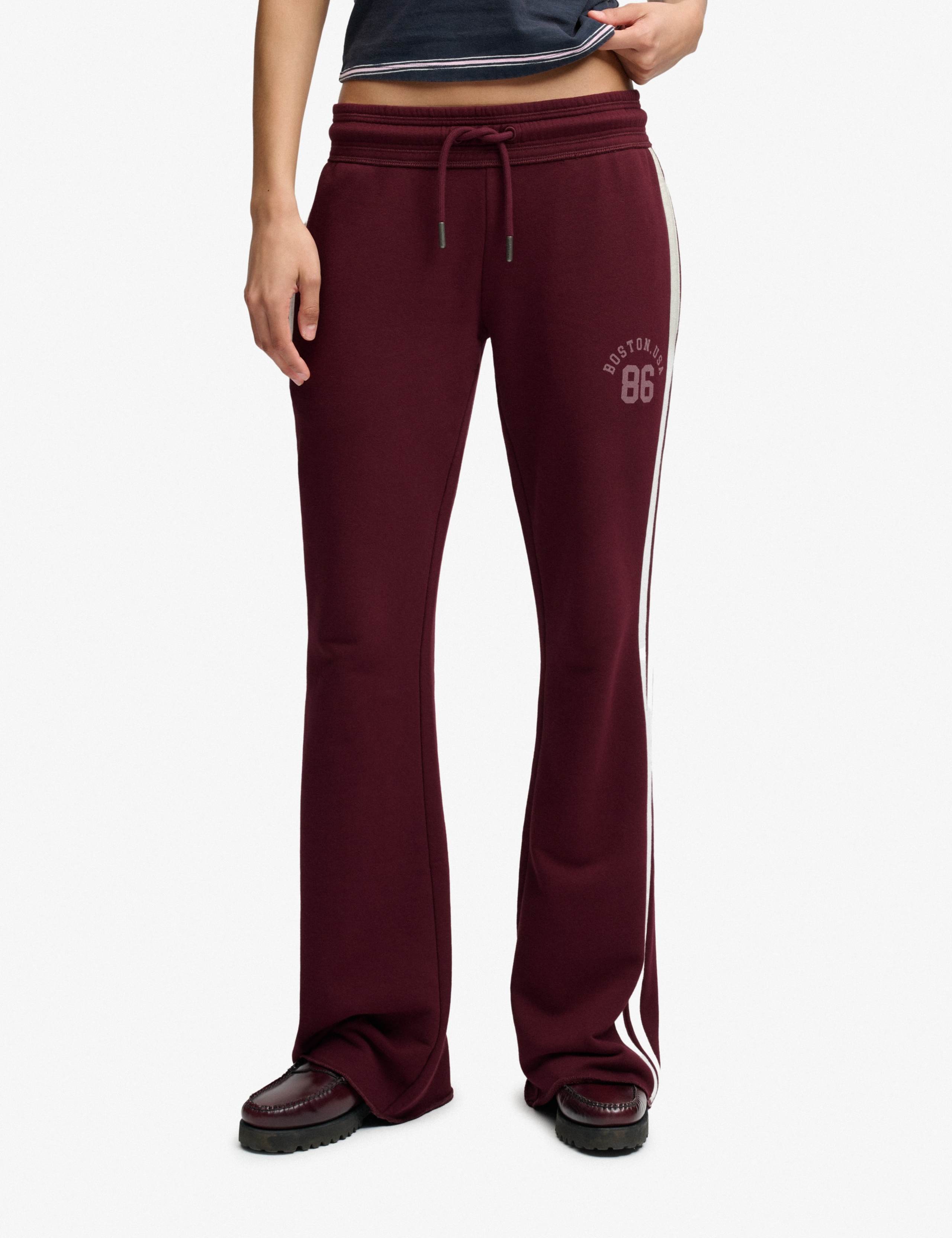 Cotton Rich Side Stripe Wide Leg Joggers 3 of 7