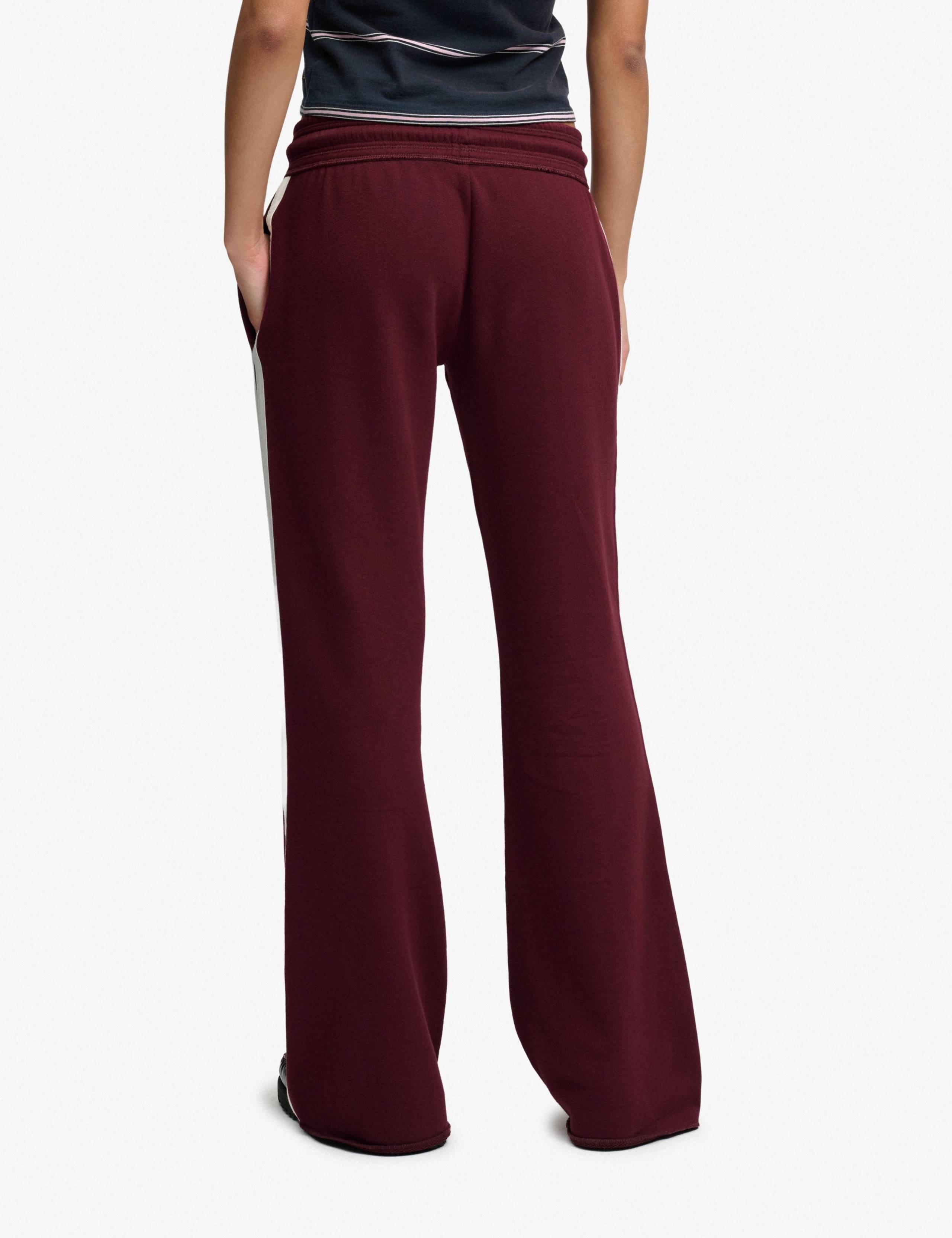 Cotton Rich Side Stripe Wide Leg Joggers 4 of 7
