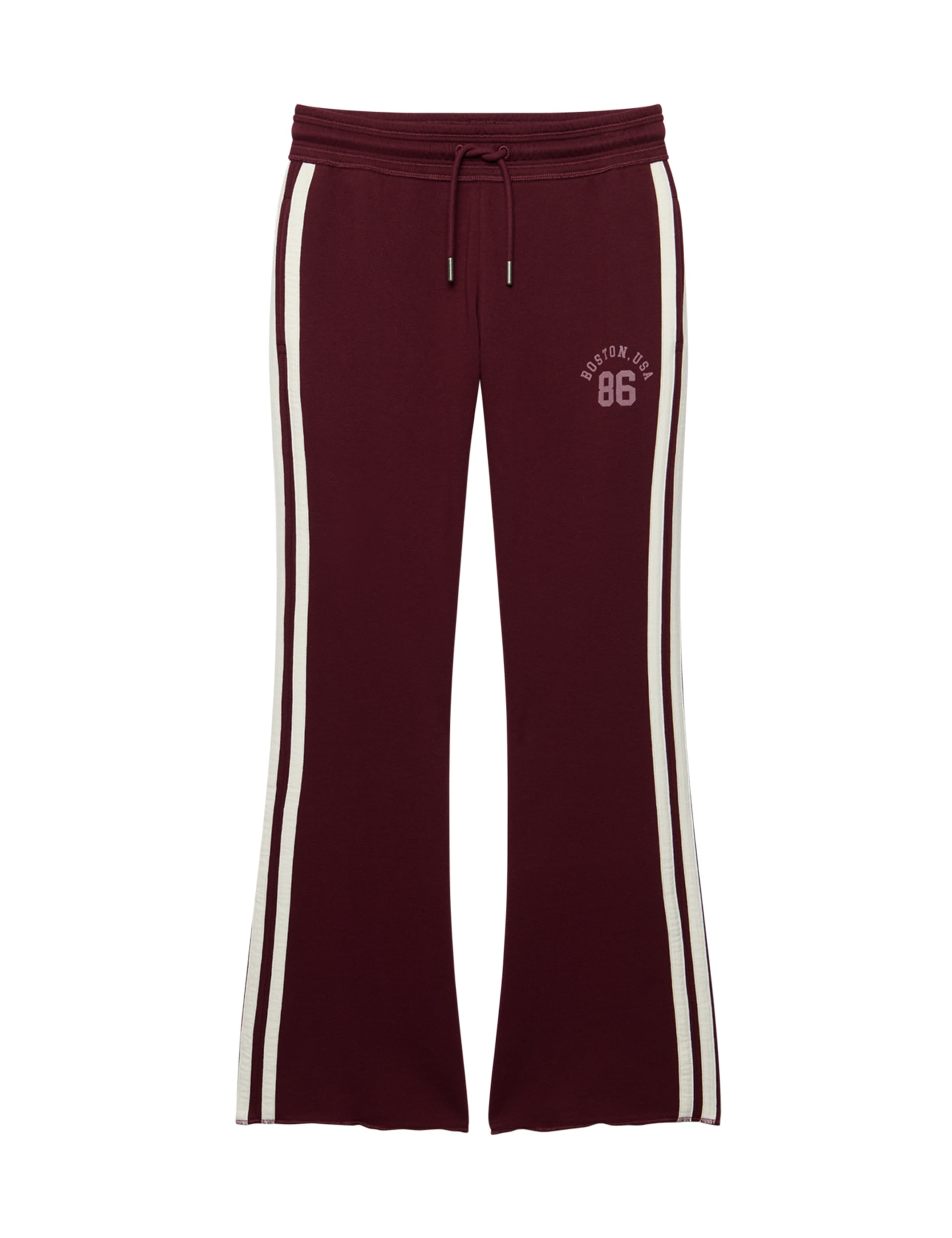 Cotton Rich Side Stripe Wide Leg Joggers 2 of 7