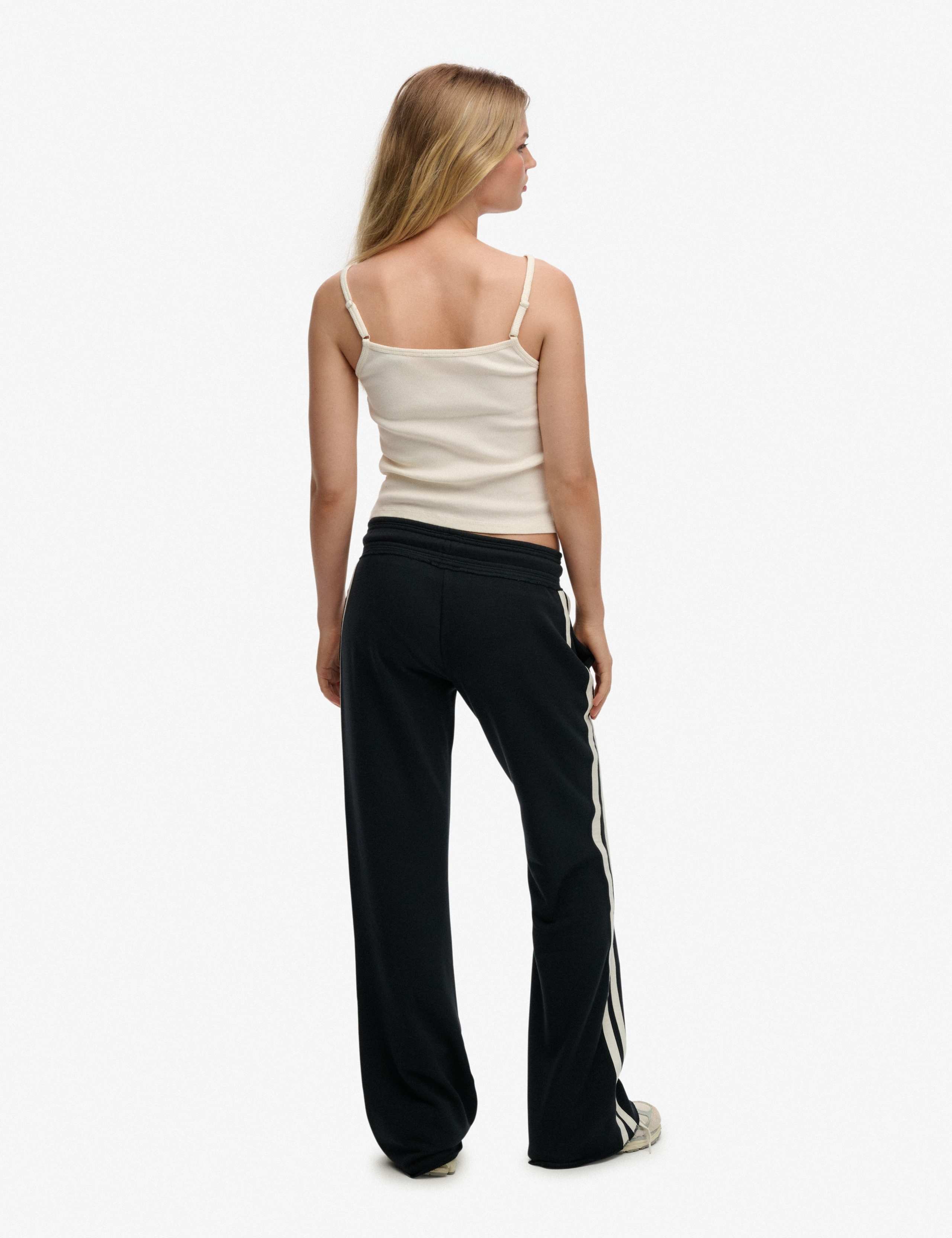 Cotton Rich Side Stripe Wide Leg Joggers 5 of 7