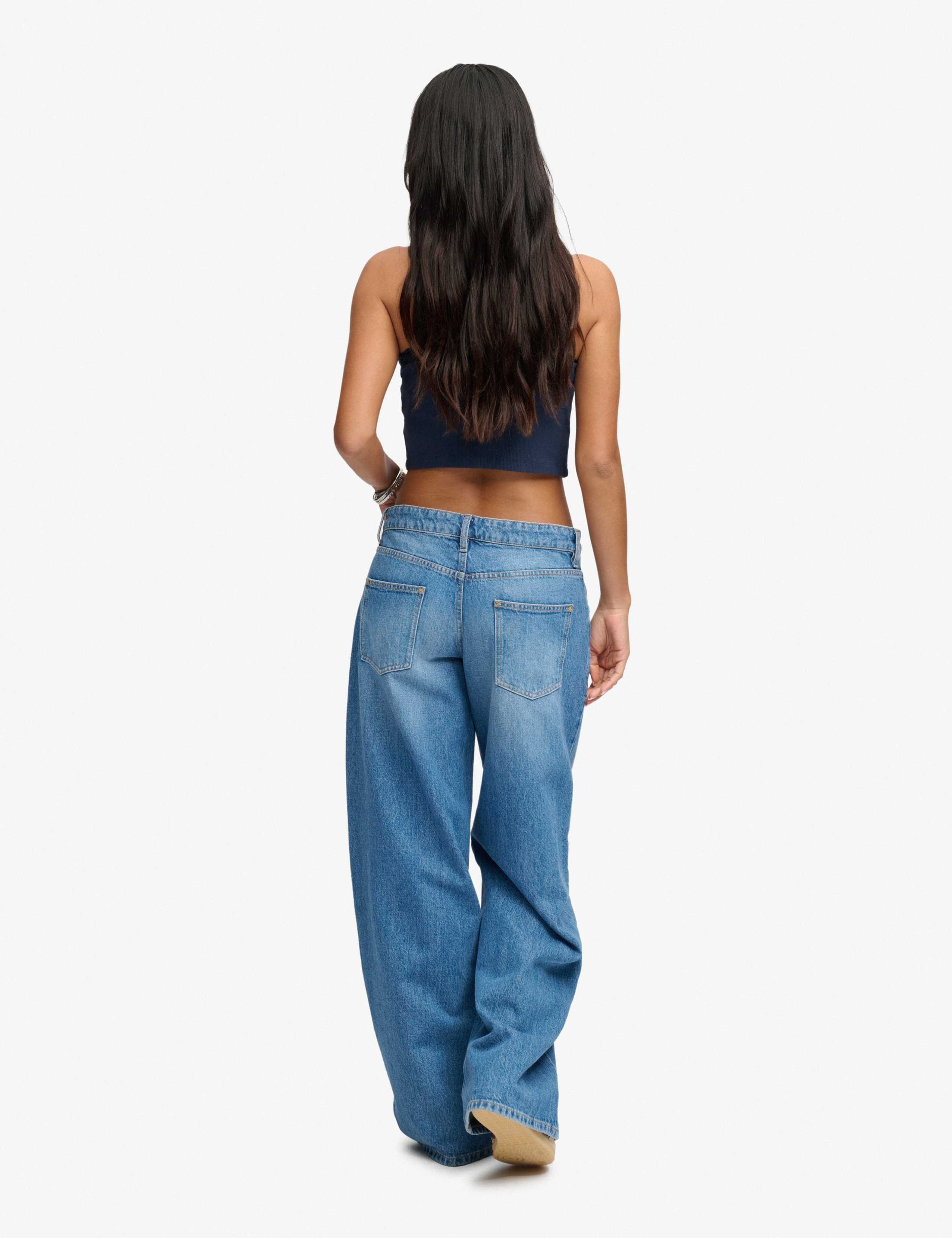 Mid Rise Wide Leg Jeans 4 of 7