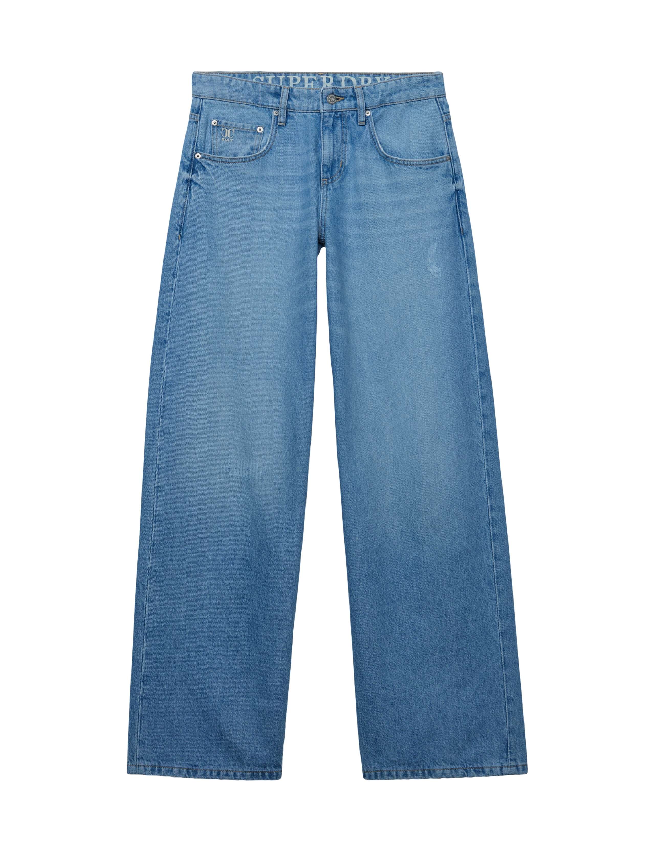 Mid Rise Wide Leg Jeans 2 of 7