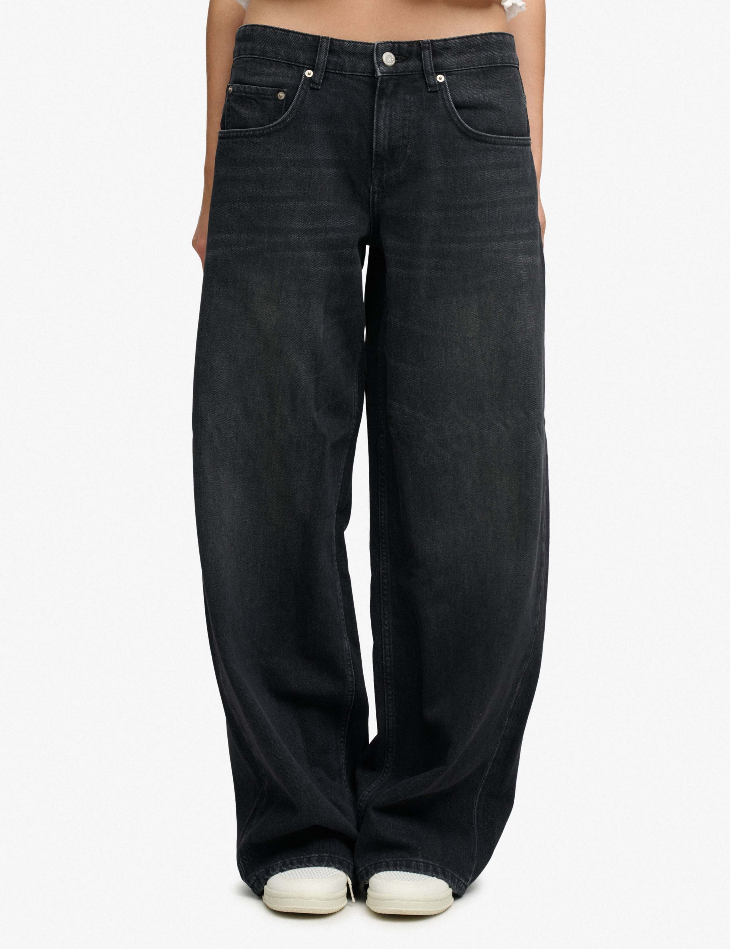Mid Rise Wide Leg Jeans 2 of 6
