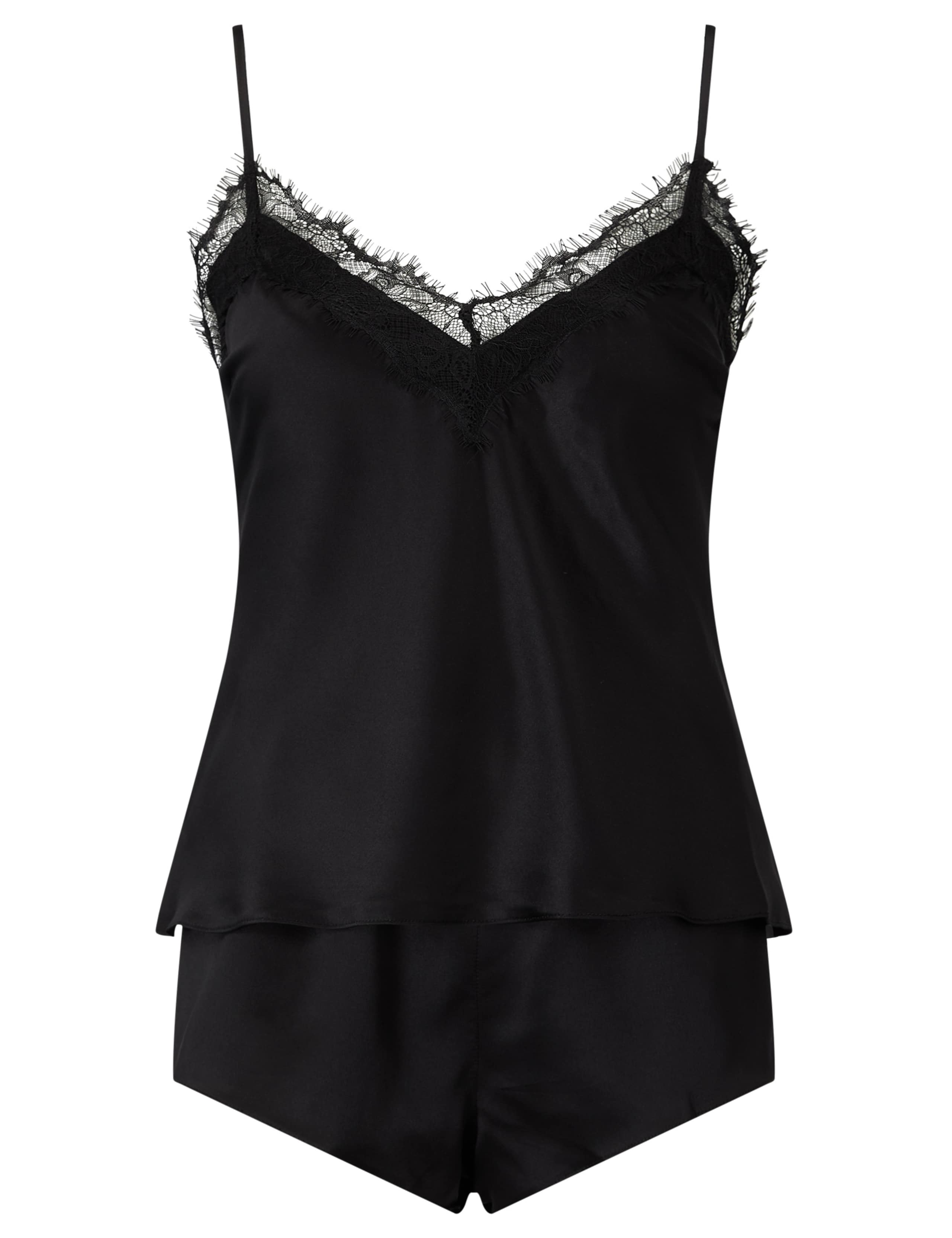 Satin Lace Trim Cami Shortie Set 2 of 5