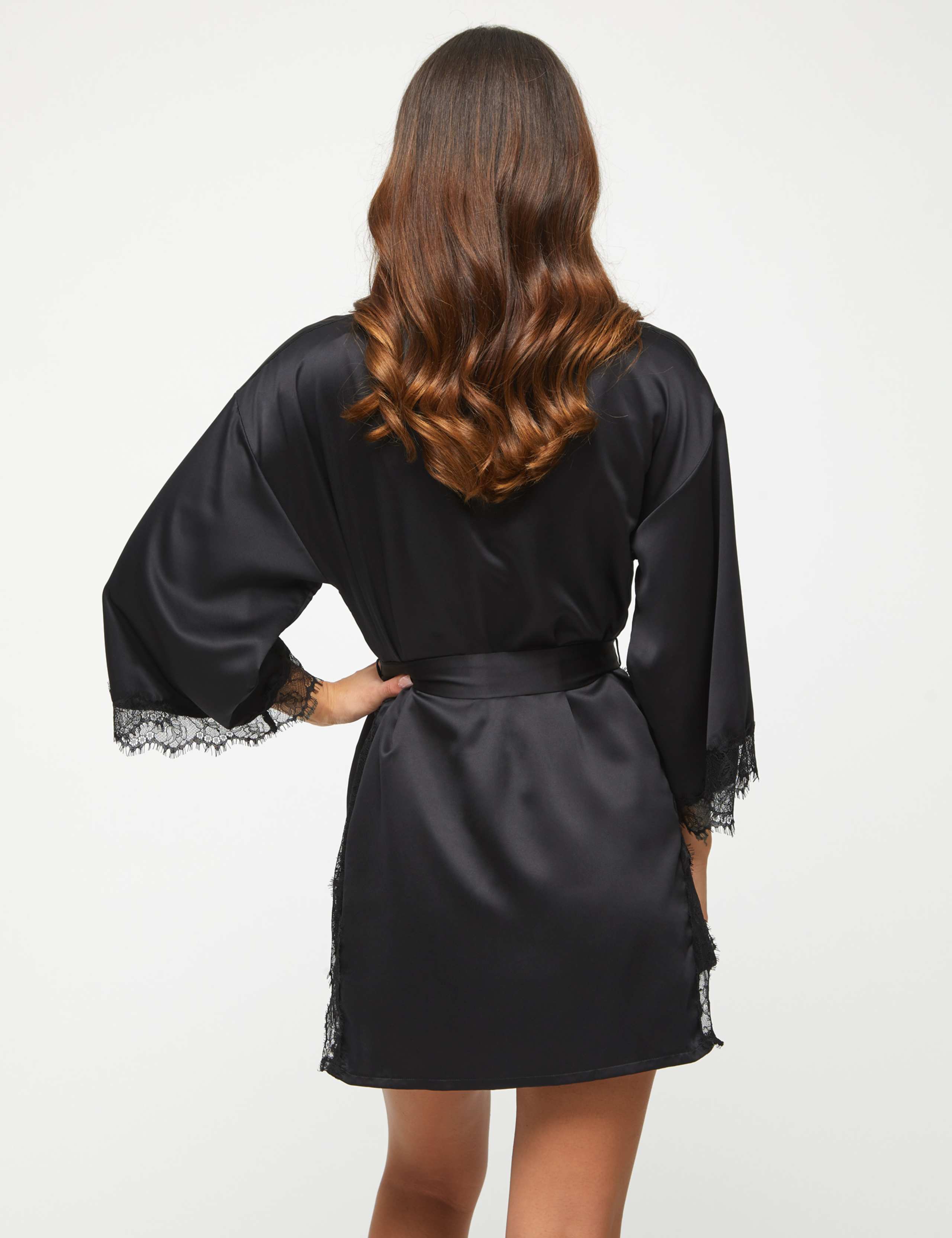 Cherryann Lace Trim Robe 3 of 4