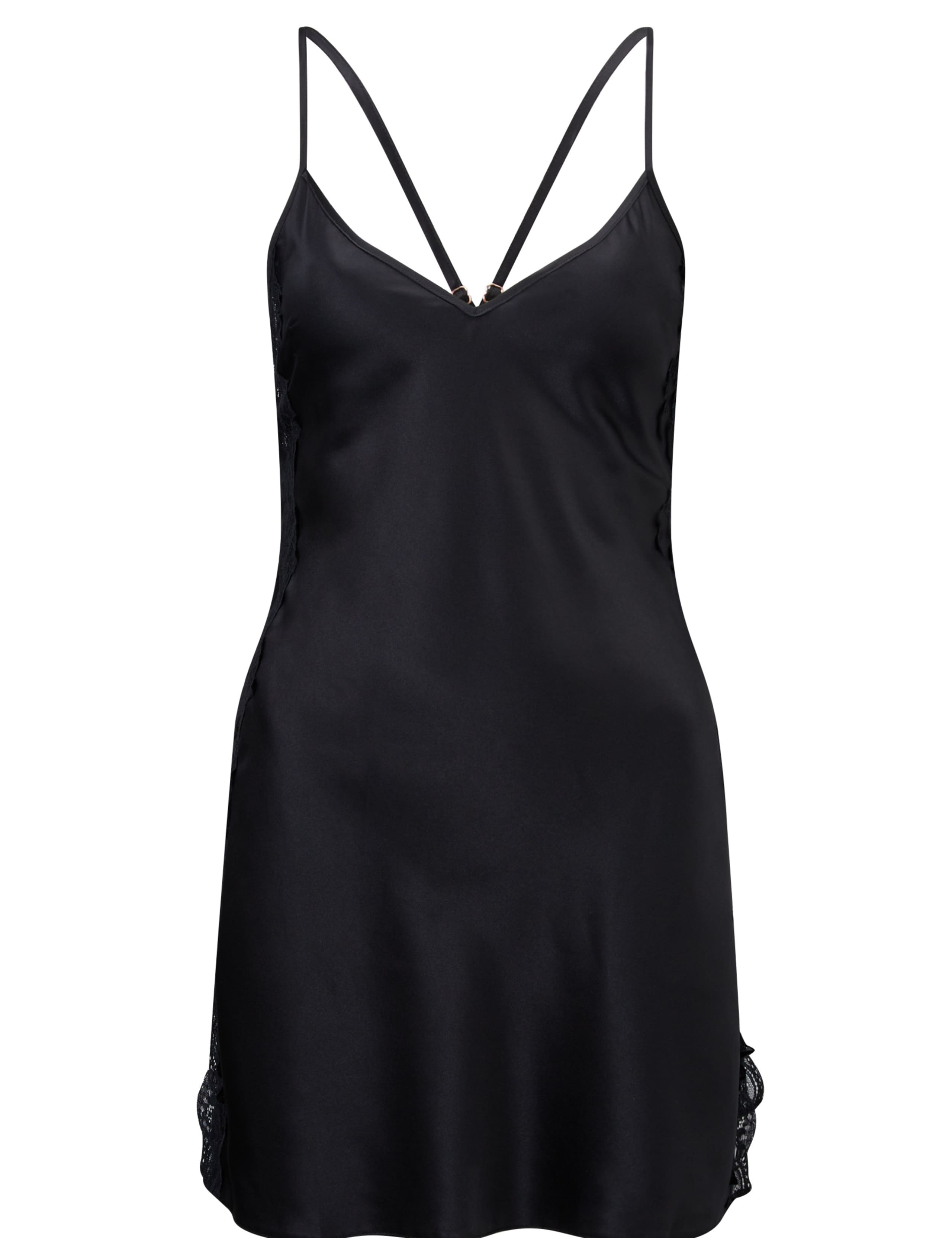 Satin Lace Trim Chemise 2 of 3