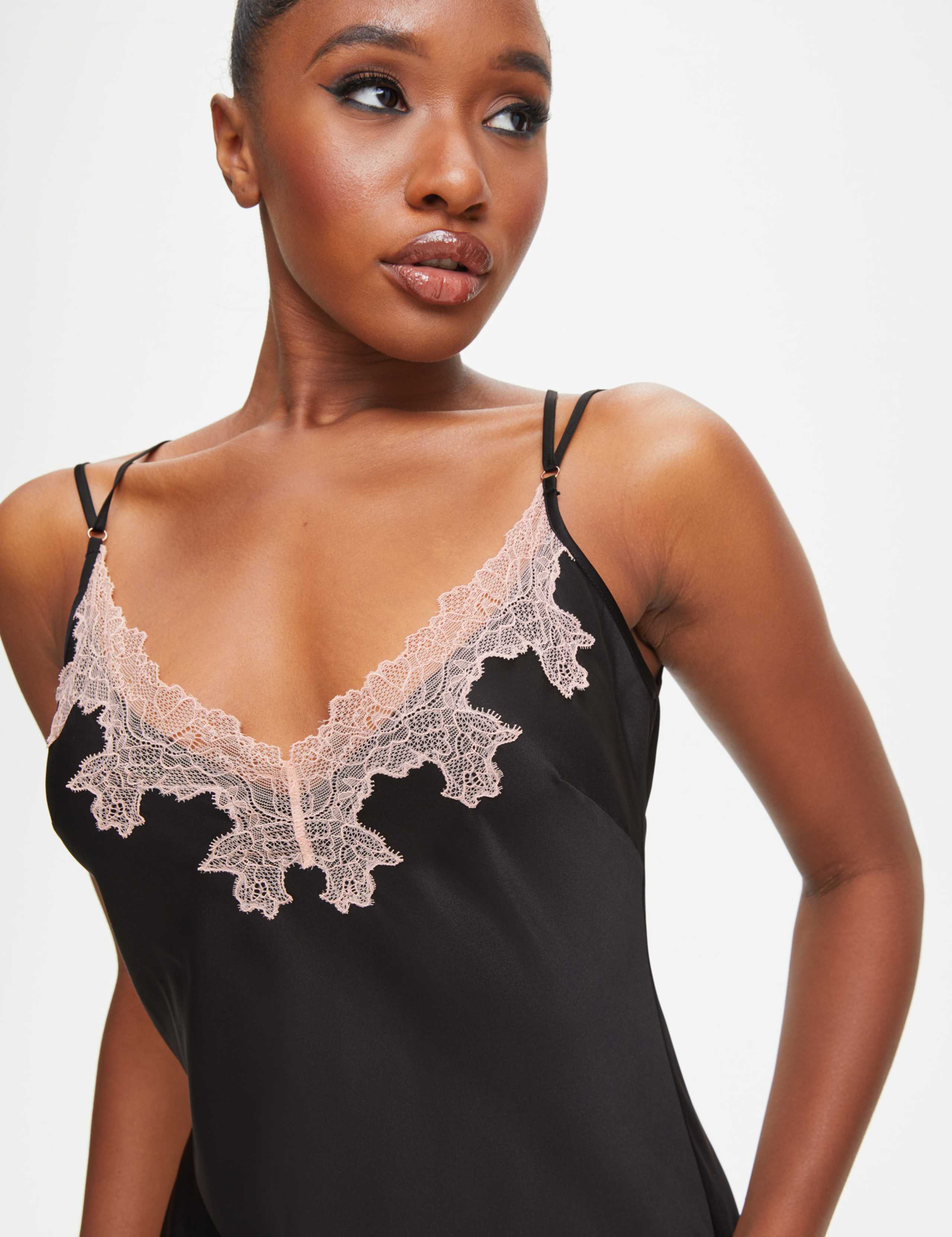 Lace Trim Chemise 3 of 4