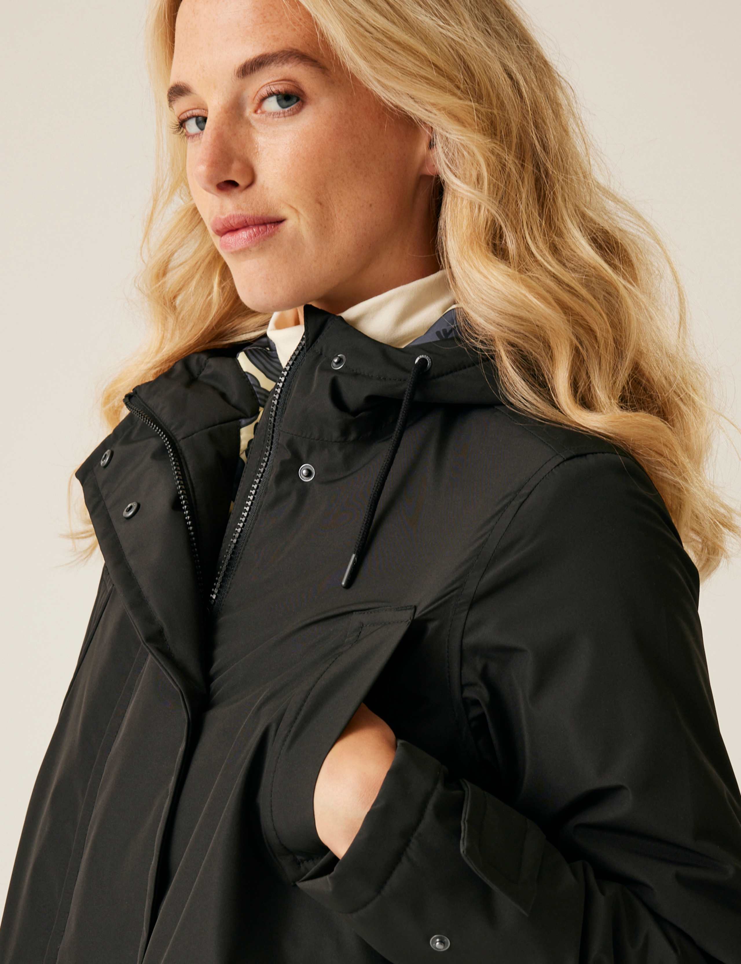 Orla Kiely Waterproof Hooded Longline Coat 5 of 9