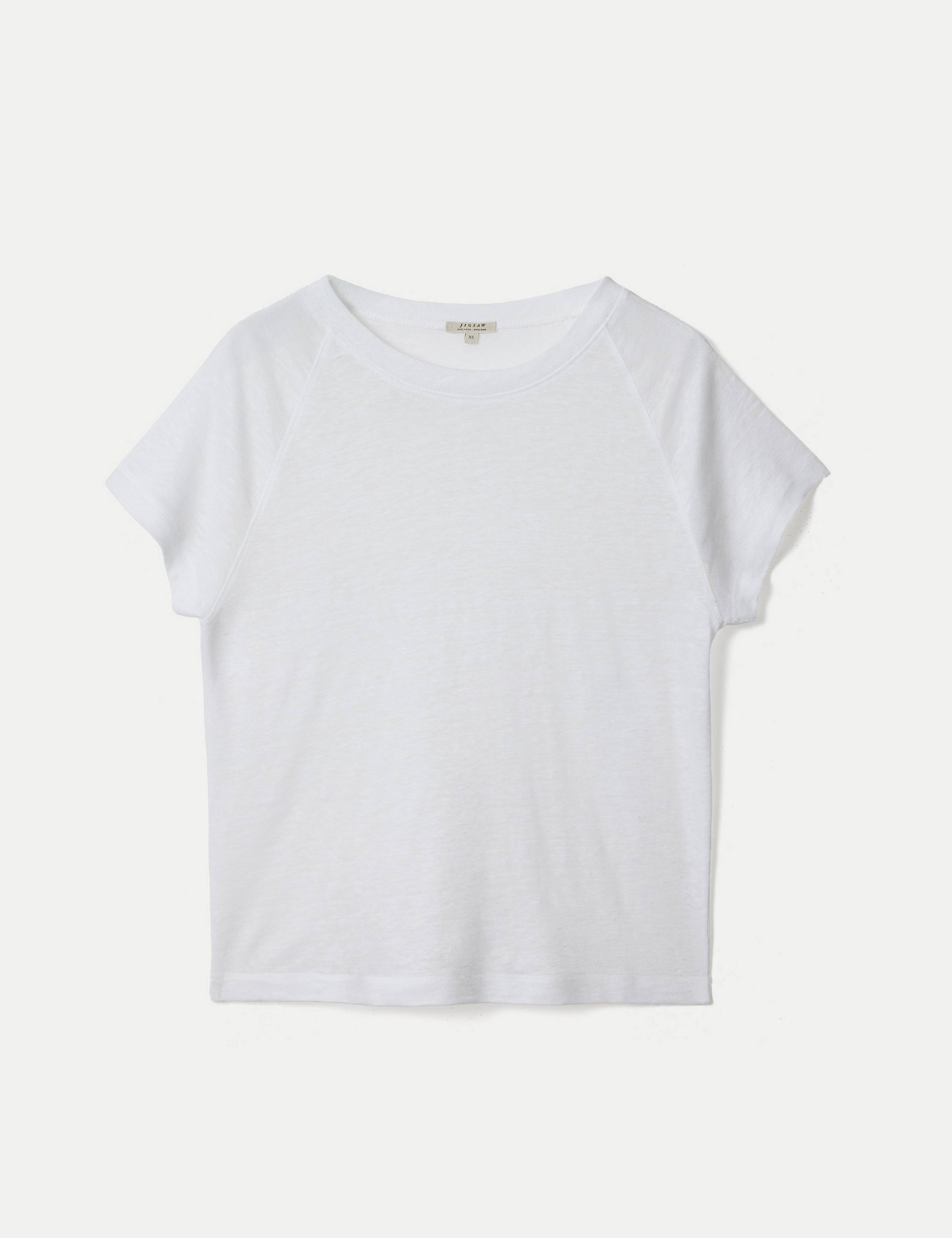 Pure Linen Round Neck T-Shirt 2 of 6