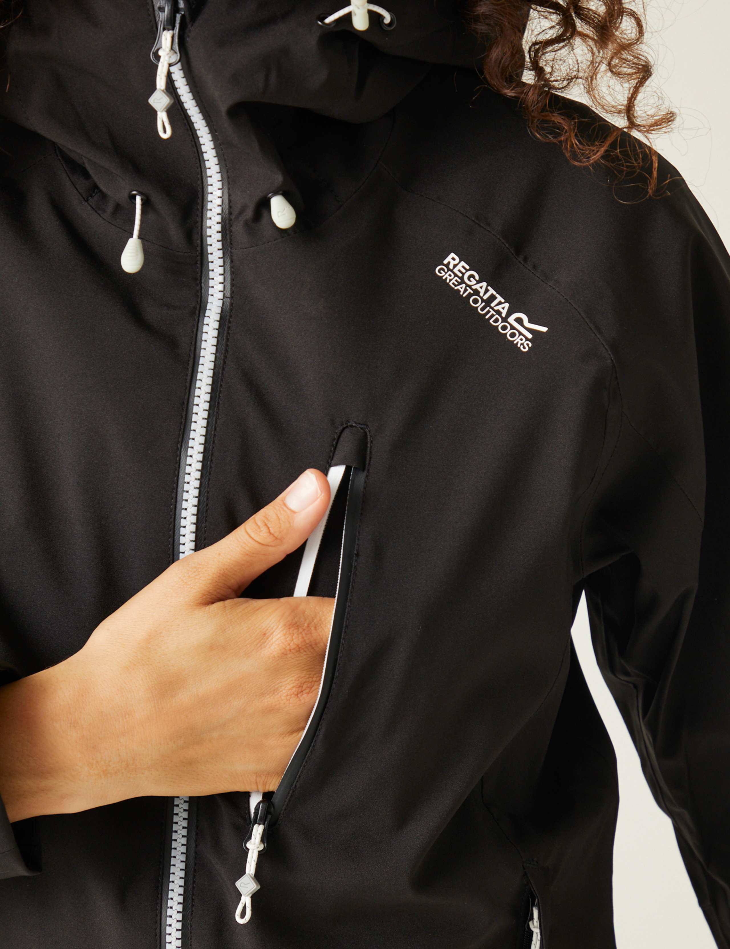 Birchdale Waterproof Zip Up Hooded Jacket 5 of 7
