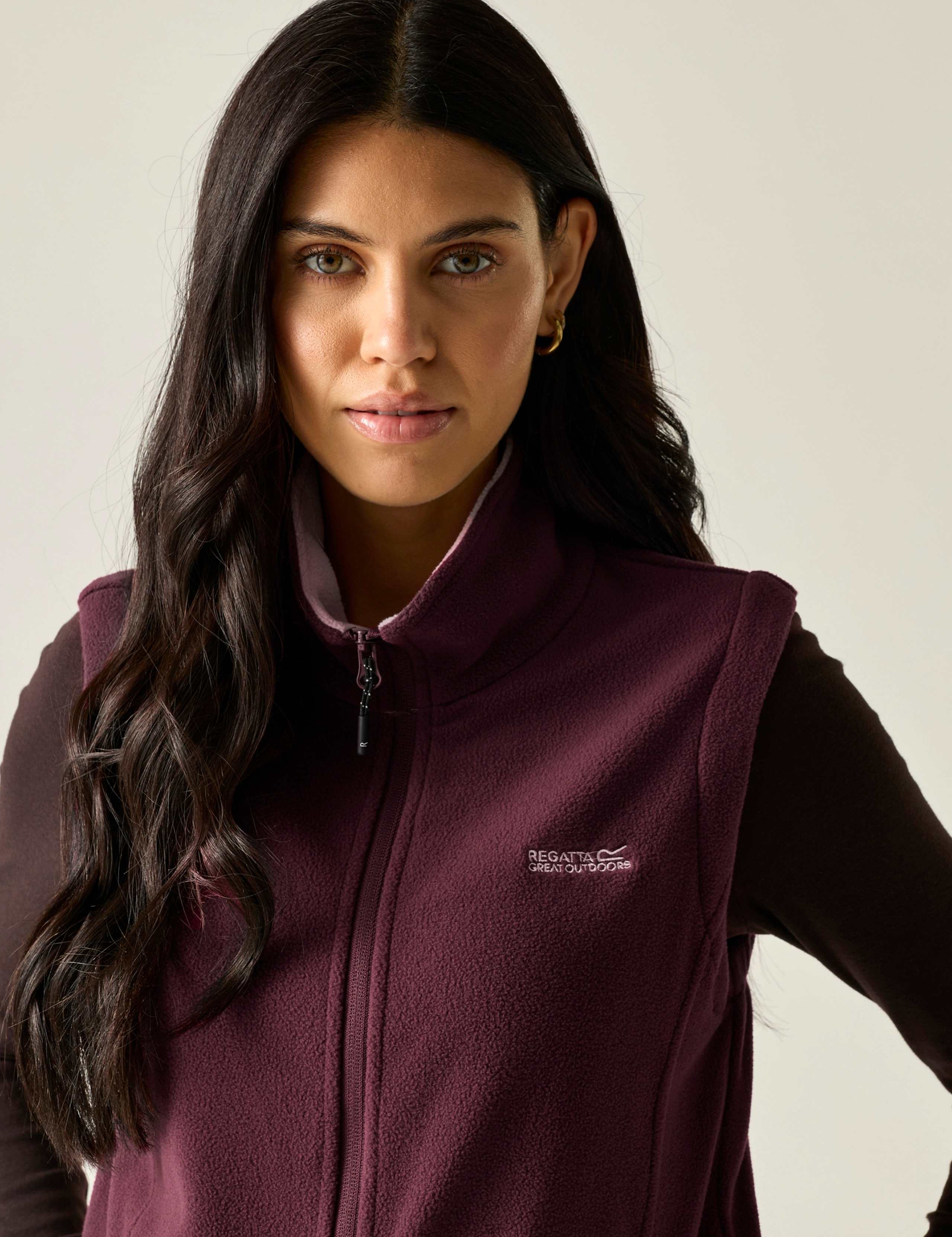 Sweetness Fleece Funnel Neck Zip Up Gilet 4 of 6