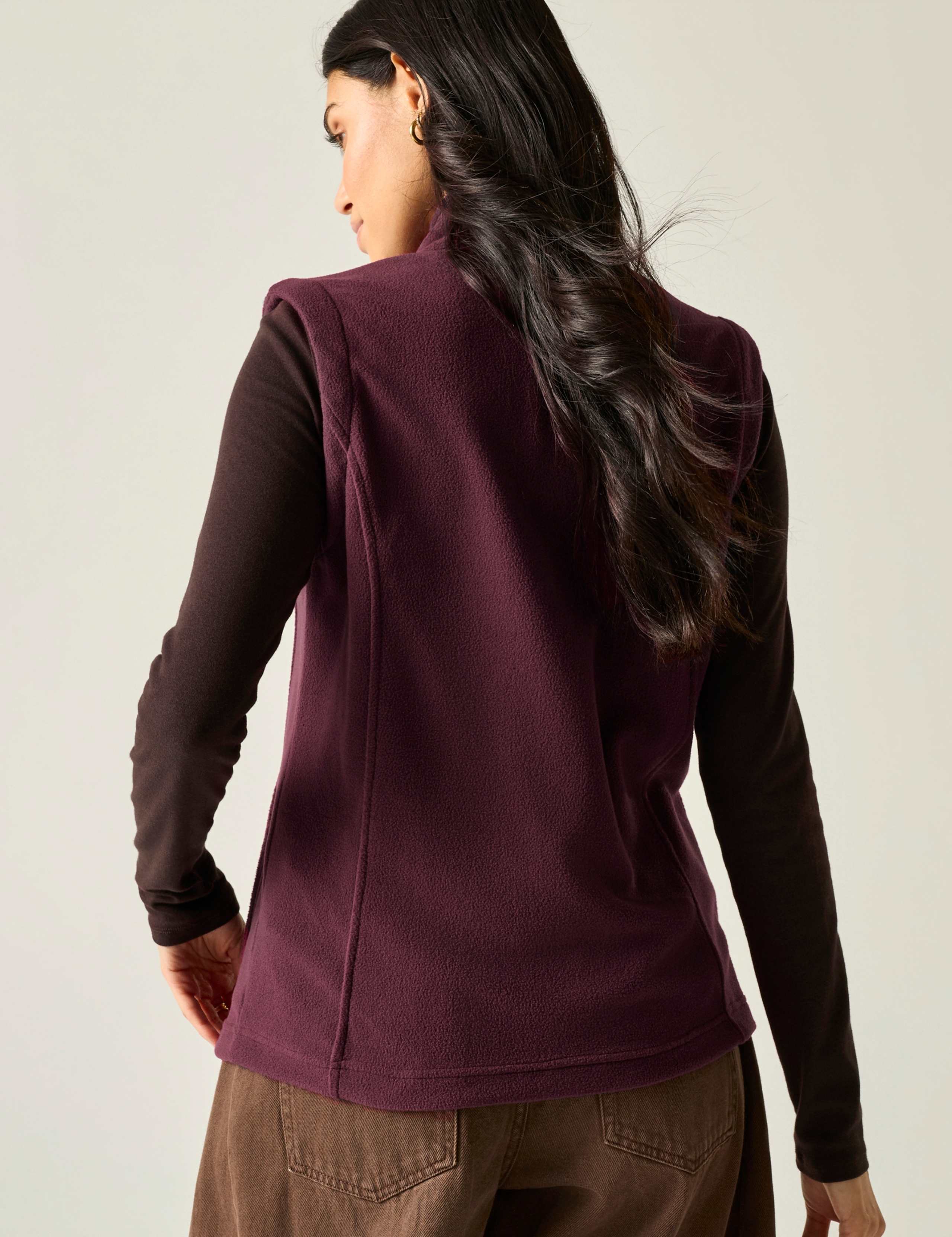 Sweetness Fleece Funnel Neck Zip Up Gilet 5 of 6