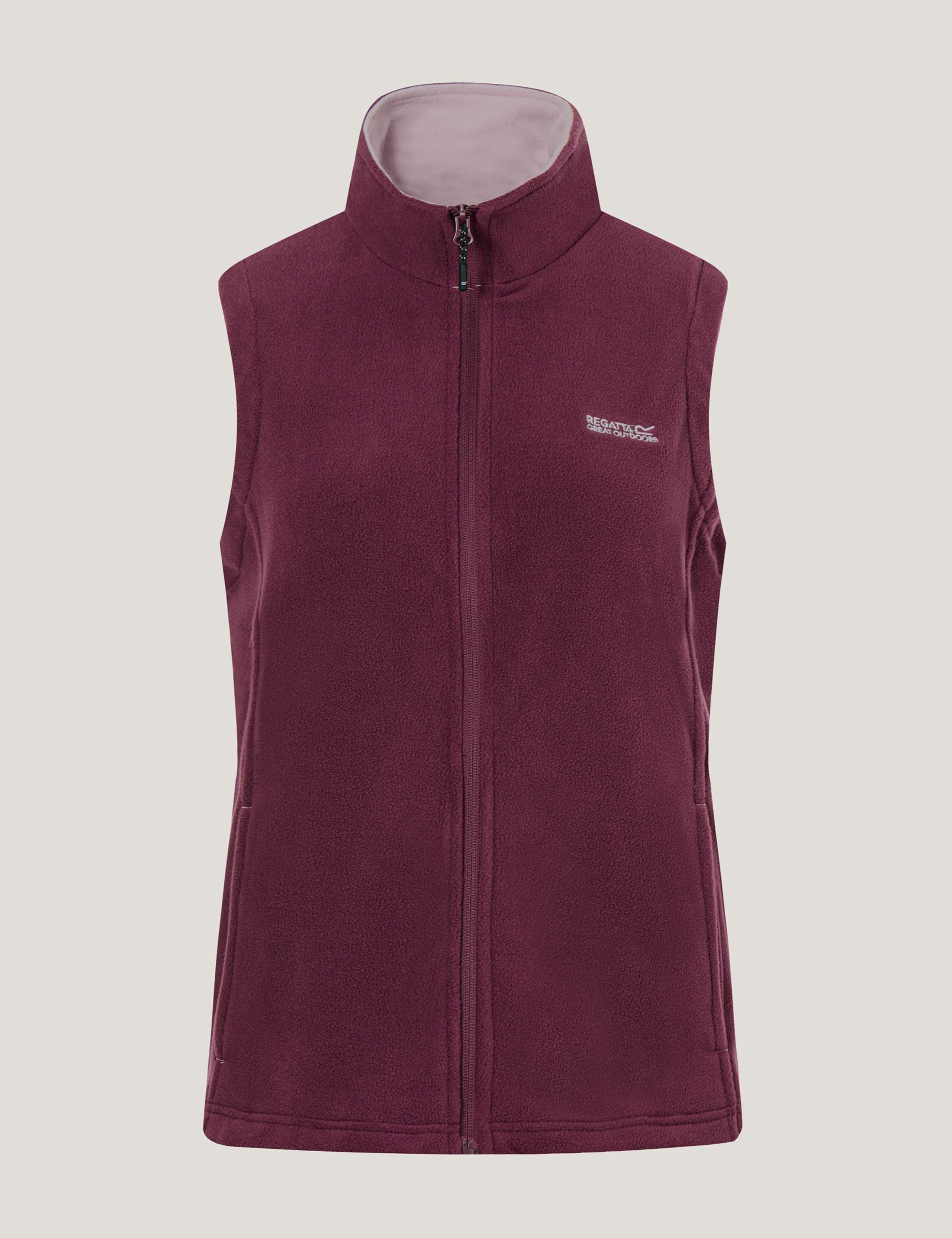 Sweetness Fleece Funnel Neck Zip Up Gilet 2 of 6