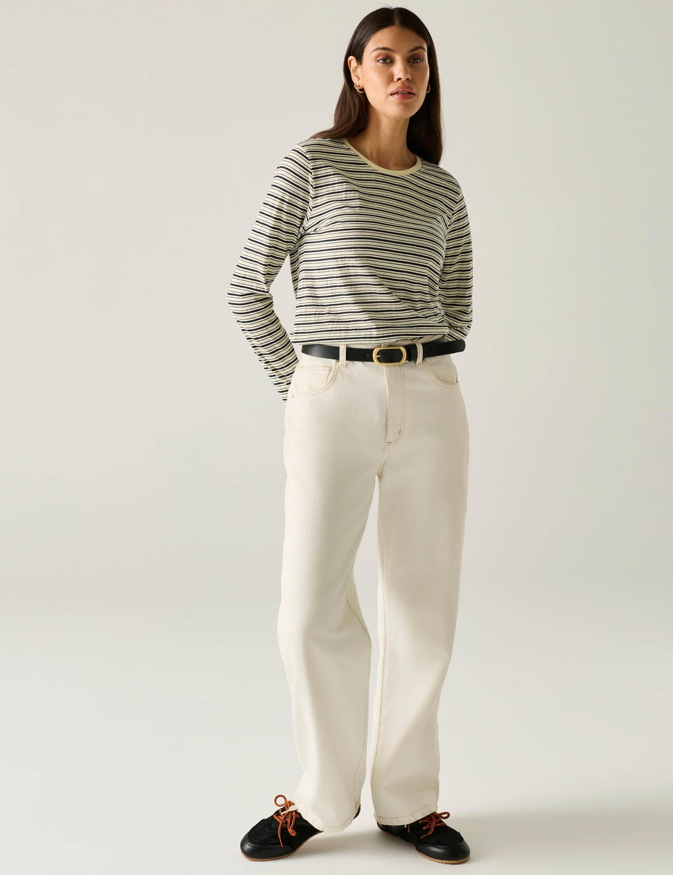 Federica Jersey Striped Top 3 of 7