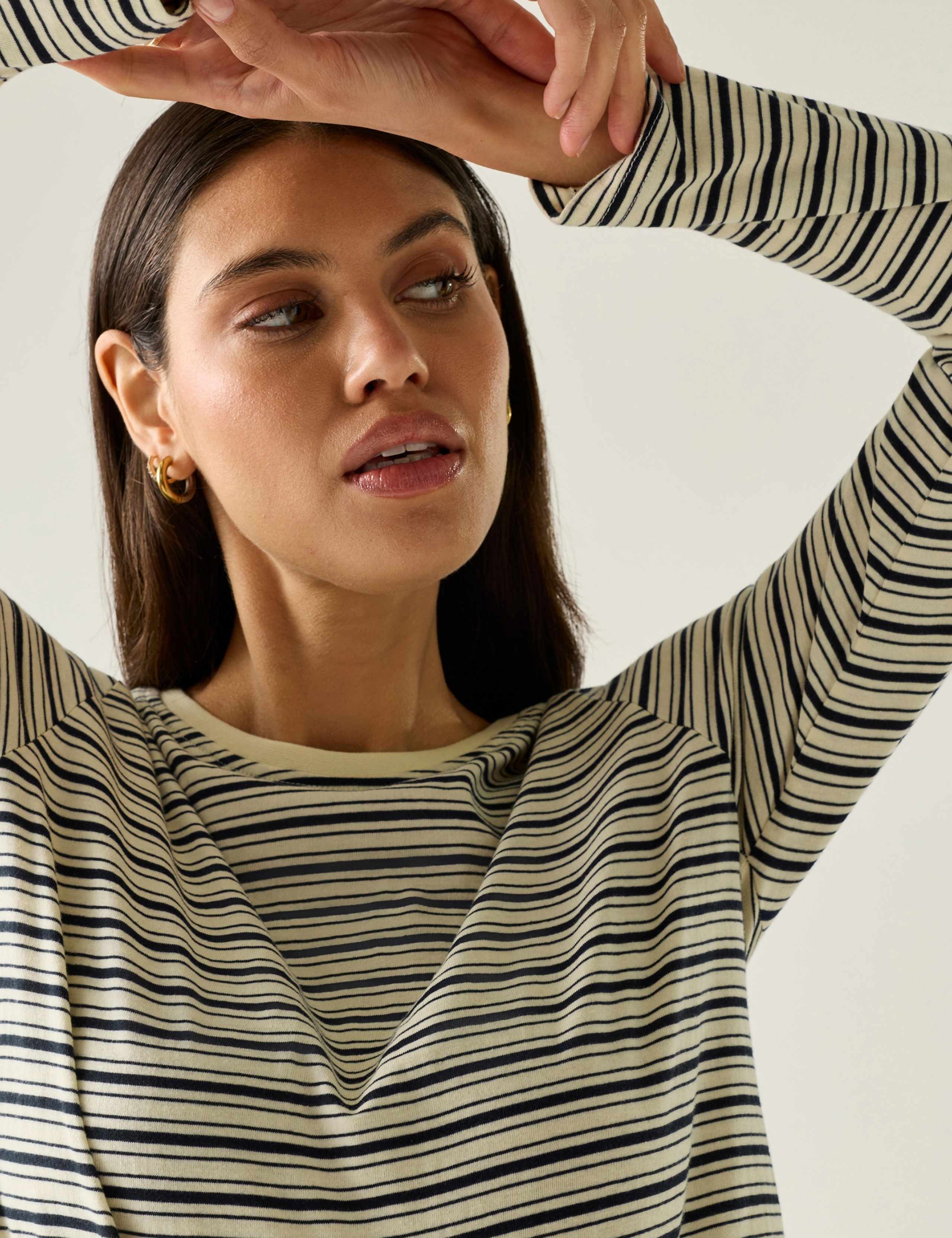 Federica Jersey Striped Top 7 of 7