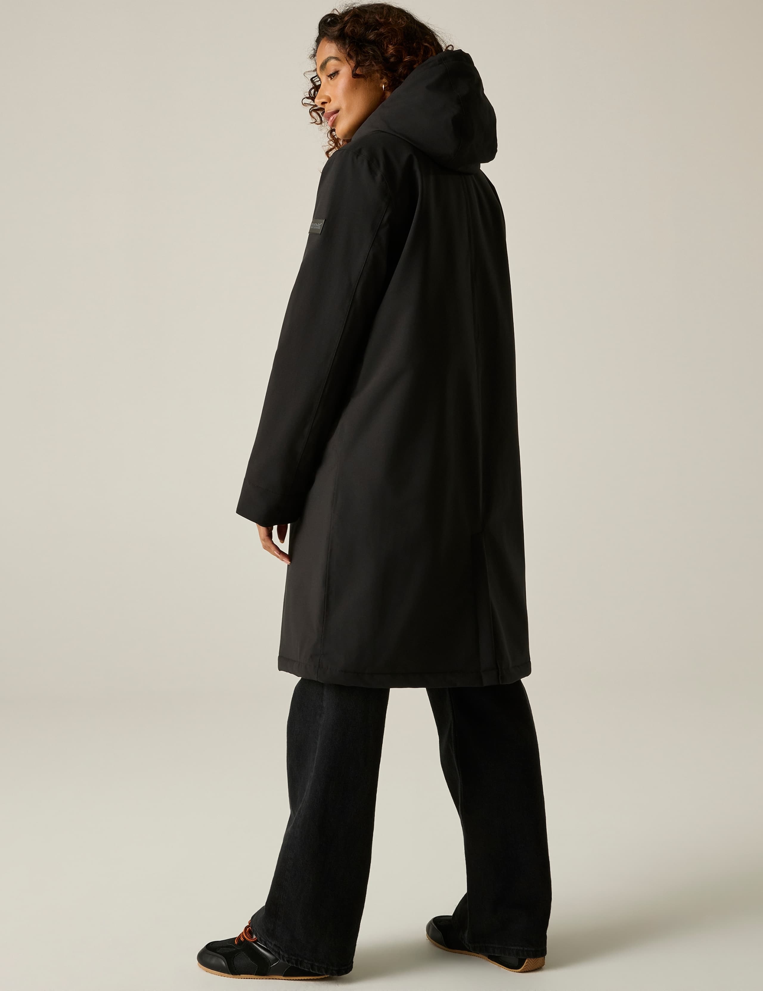 Ramona Hooded Padded Longline Raincoat 6 of 7